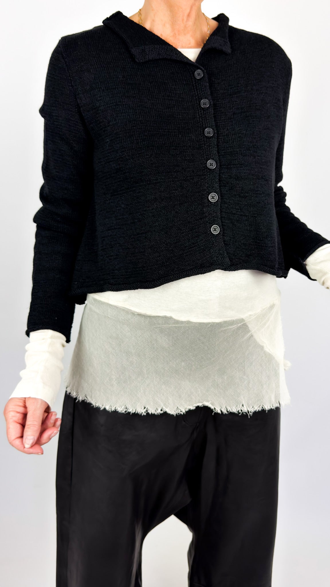 Rundholz Black Label 7111 Cardigan Black
