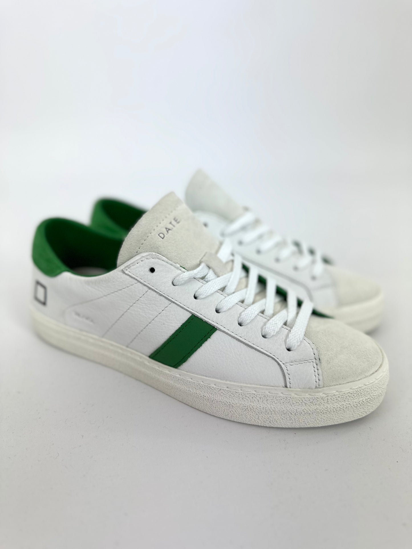 DATE Hill Low Trainers White/Green