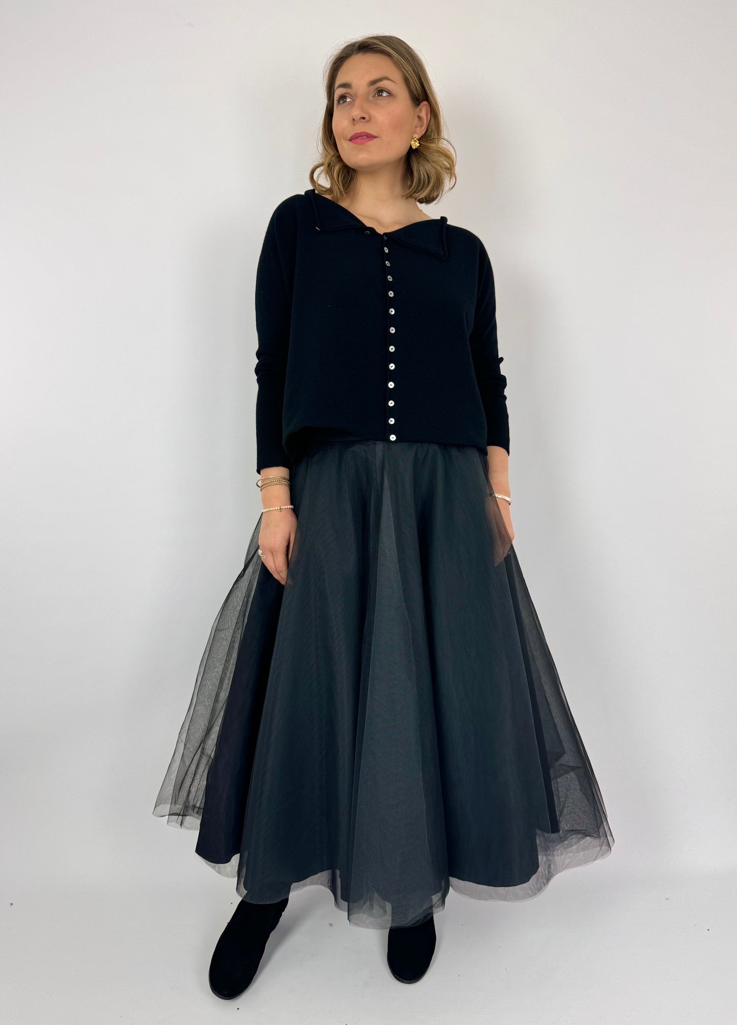 Officinae Tulle Skirt Black