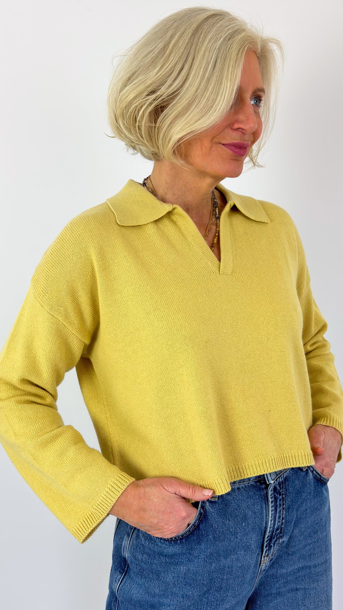 Cordelia James Rumble Jumper Turmeric