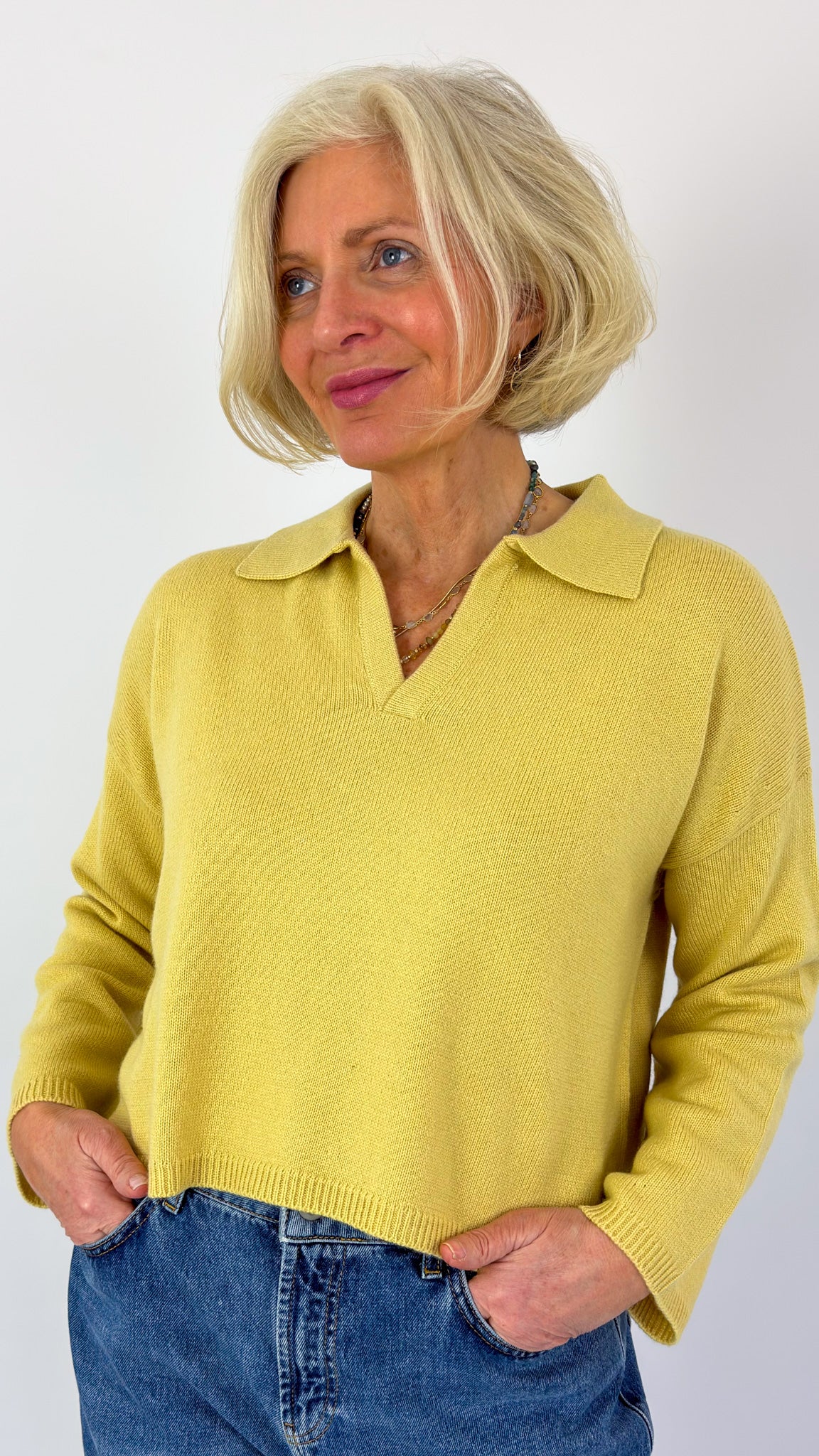 Cordelia James Rumble Jumper Turmeric