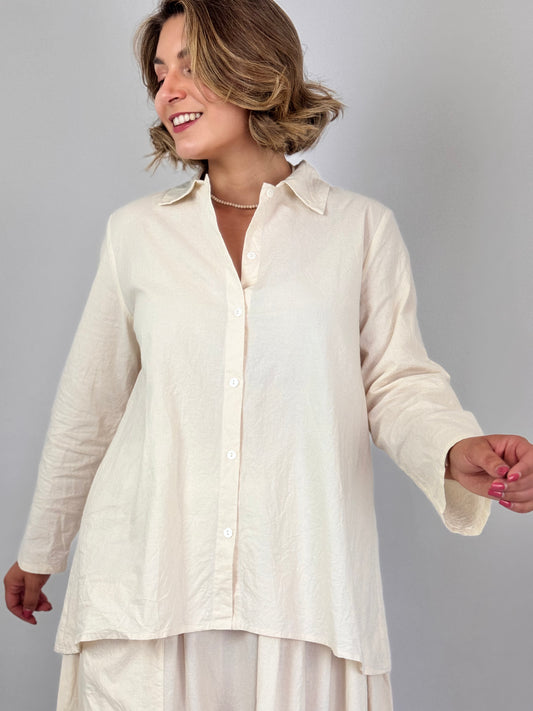 Barbara Lang LEI I Shirt Ecru