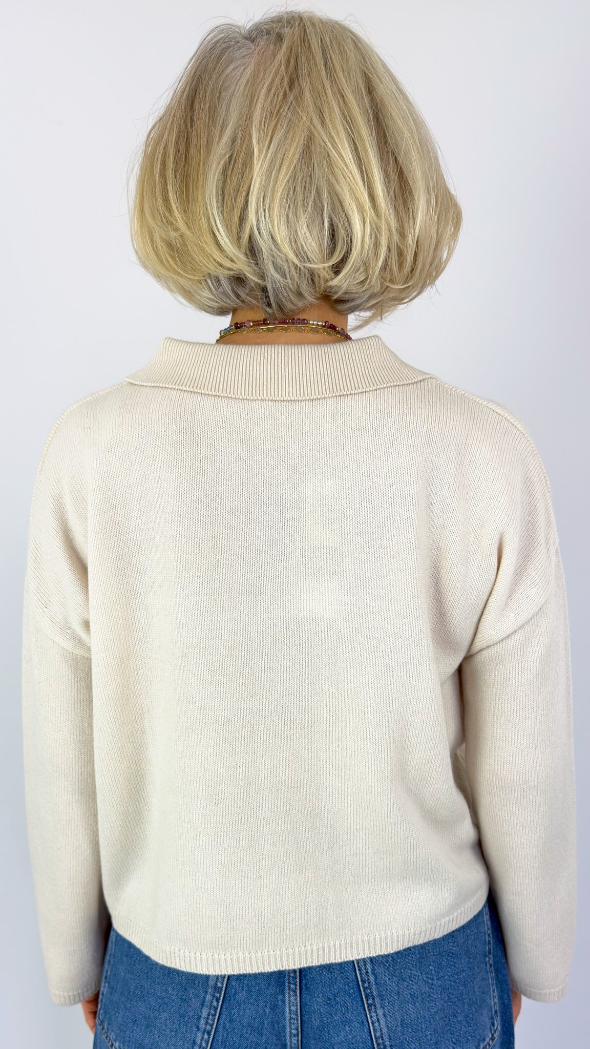 Cordelia James Rumble Jumper Ivory