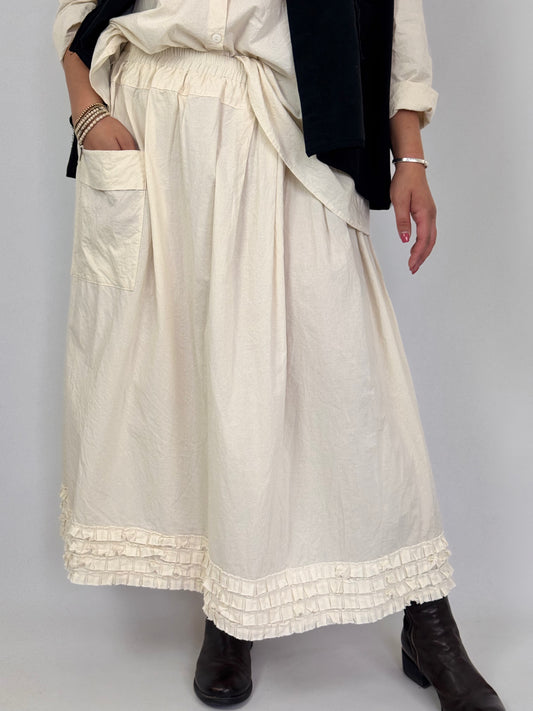Barbara Lang LEI XXIII Skirt Ecru