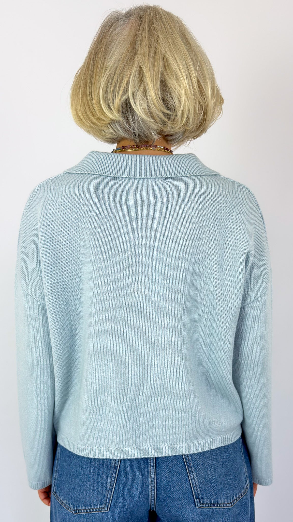 Cordelia James Rumble Jumper Cloud Blue