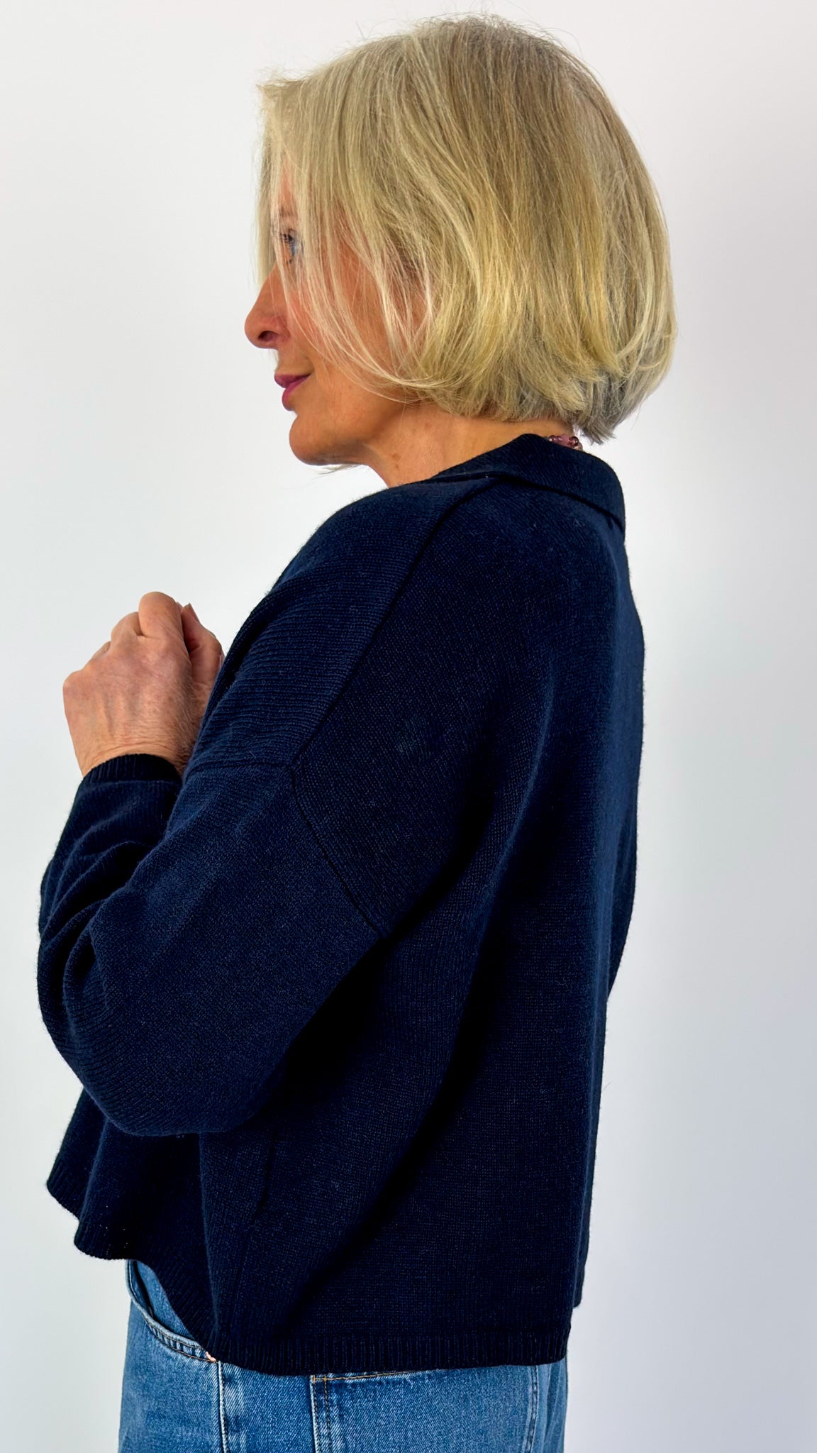 Cordelia James Rumble Jumper Navy