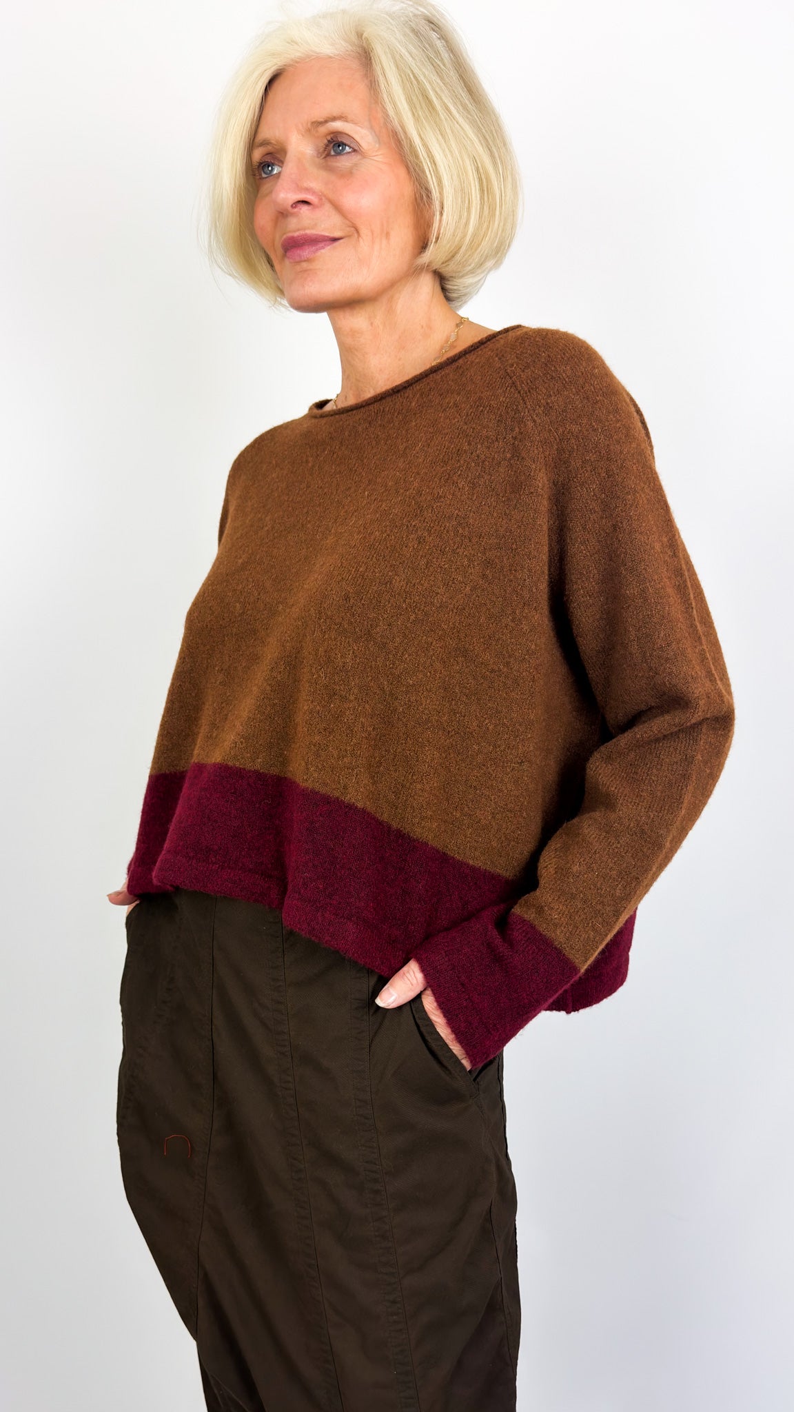 Rundholz Black Label 3480702 Jumper Bronze/Lava
