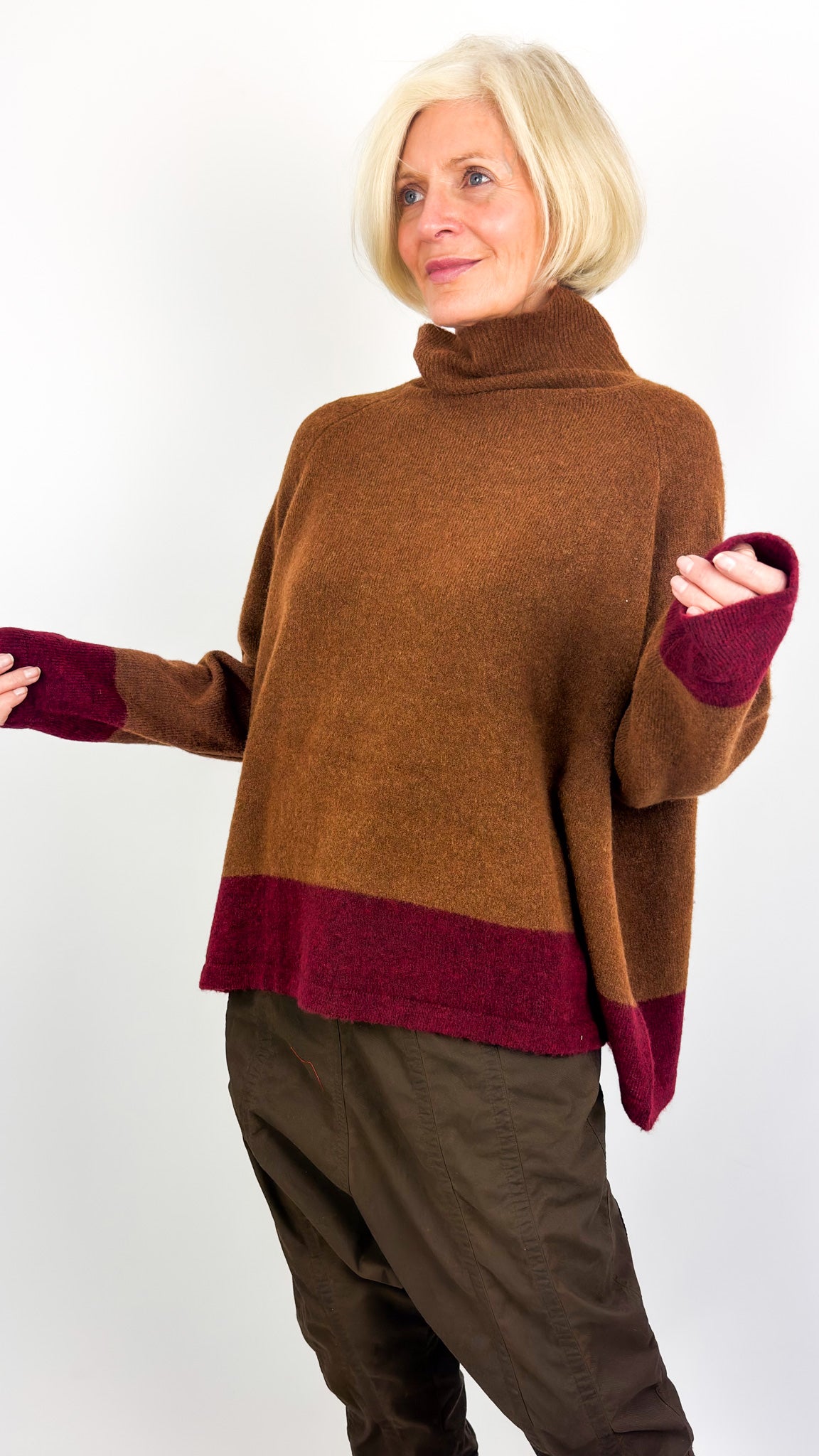 Rundholz Black Label 3480701 Jumper Bronze/Lava