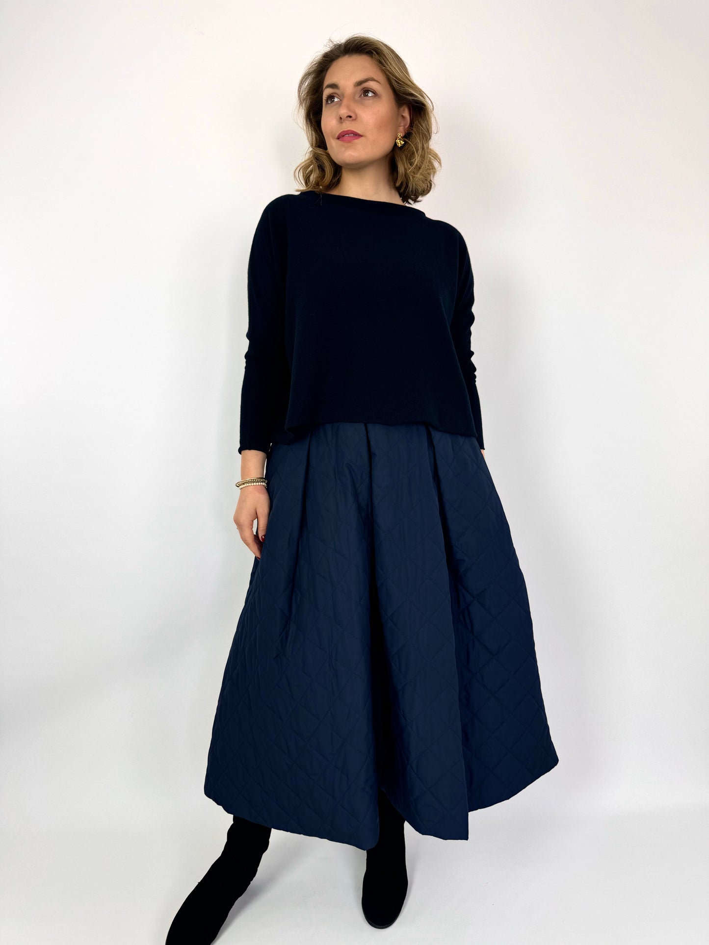 Officinae Sipario Skirt Navy