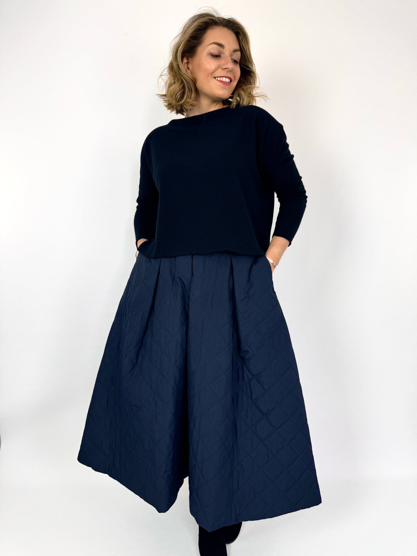 Officinae Sipario Skirt Navy