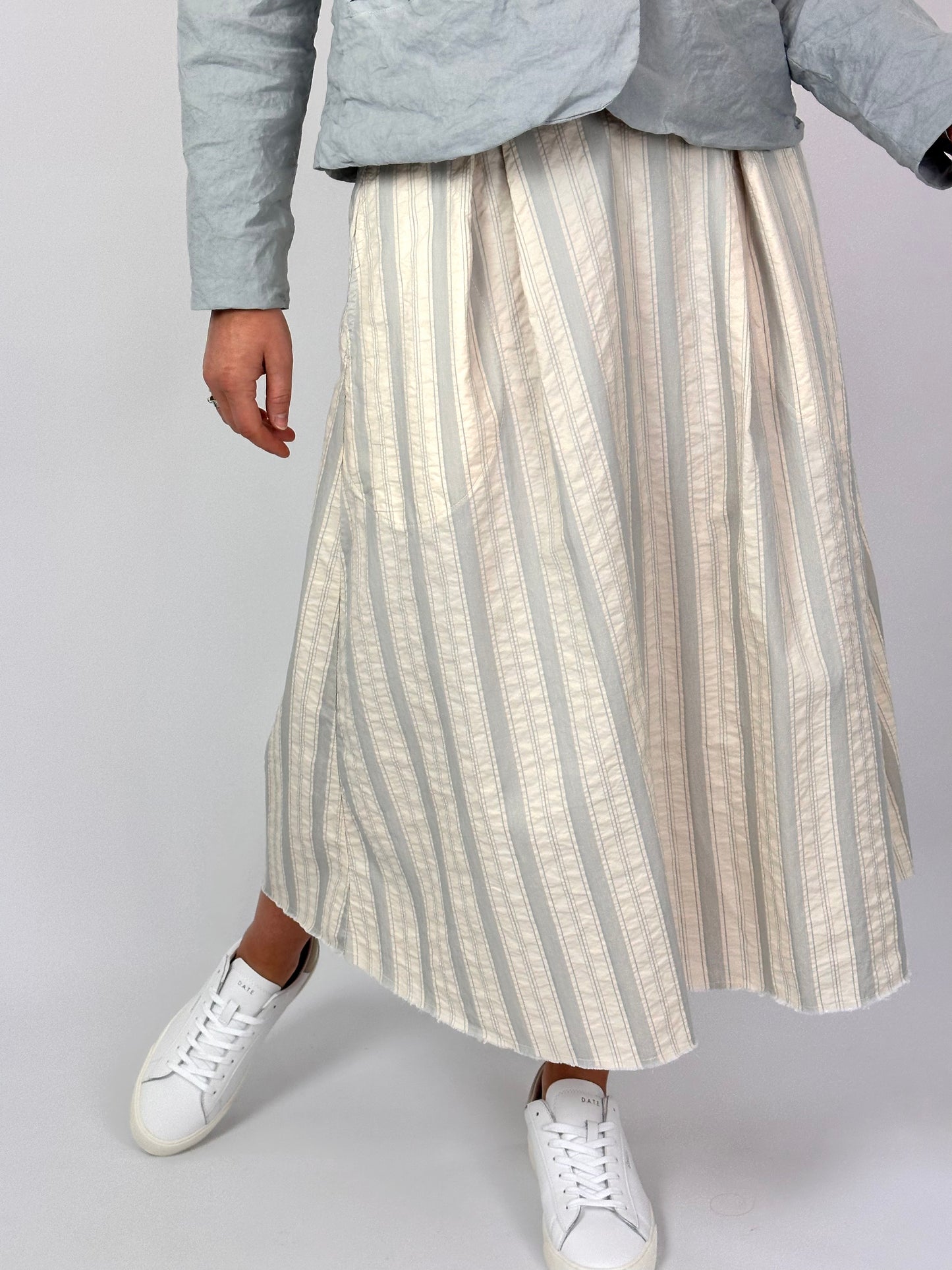 AQM 181 Skirt Grey Stripe