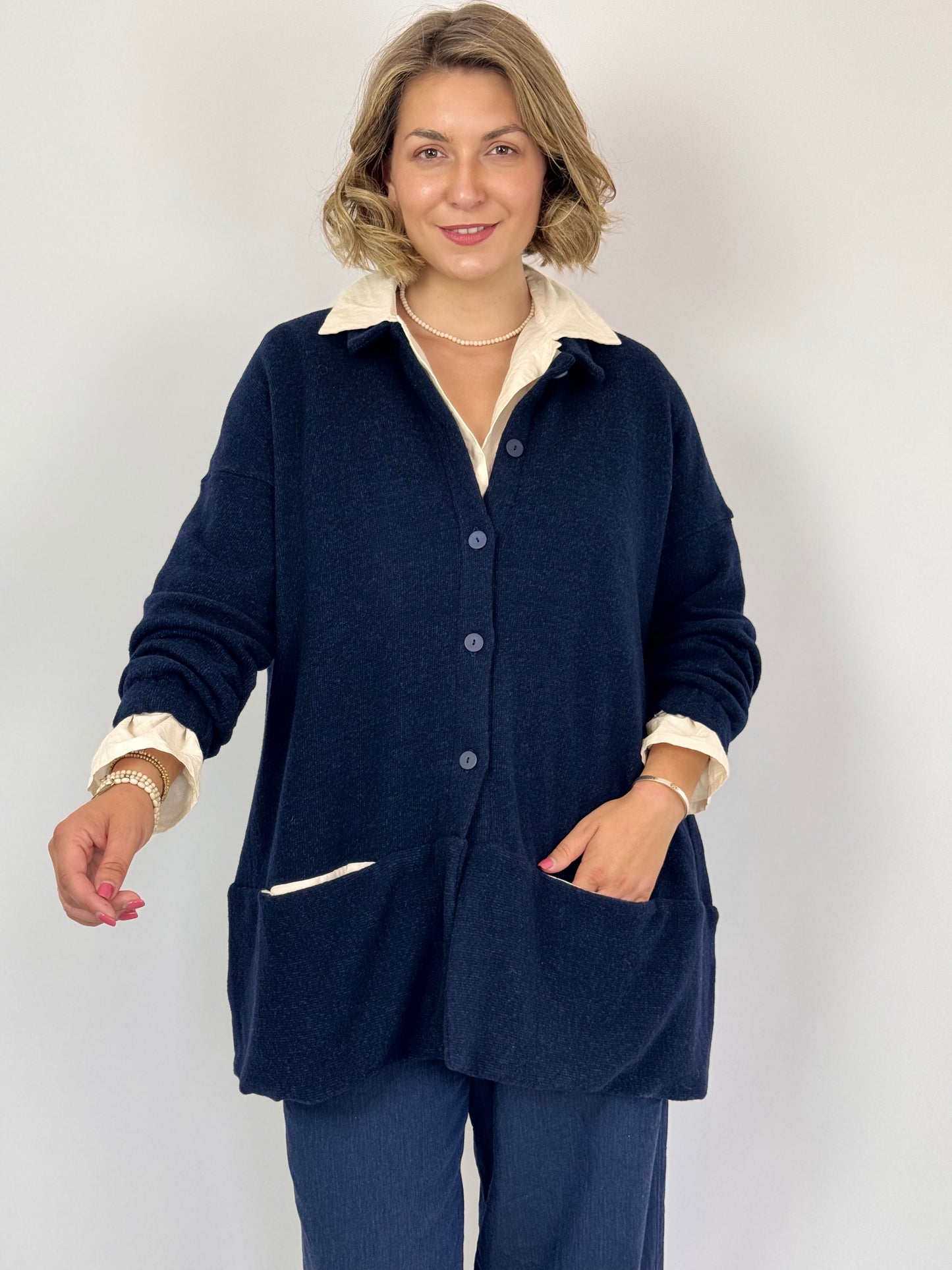 Barbara Lang NIE XXVI Jacket Navy