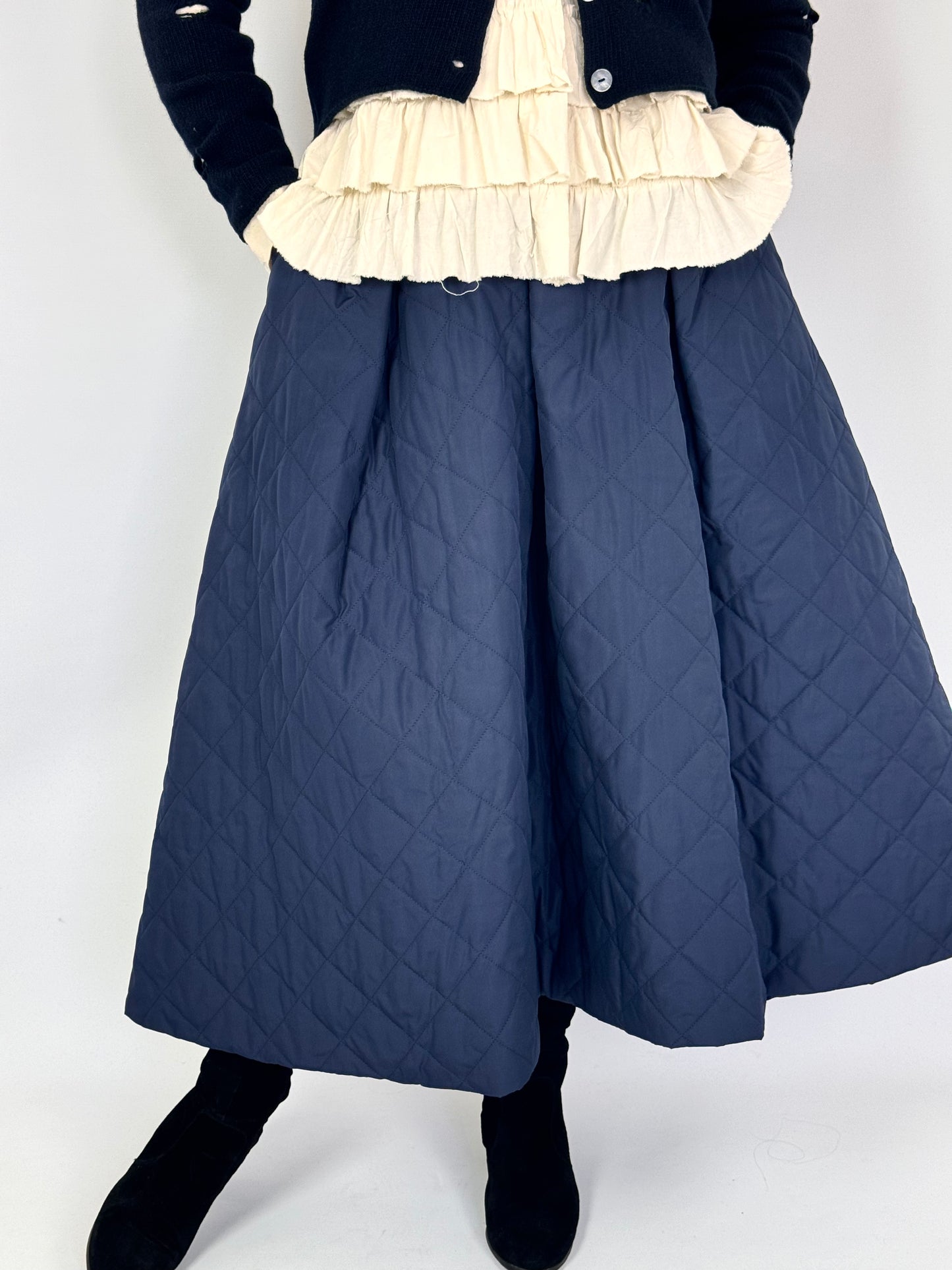 Officinae Sipario Skirt Navy