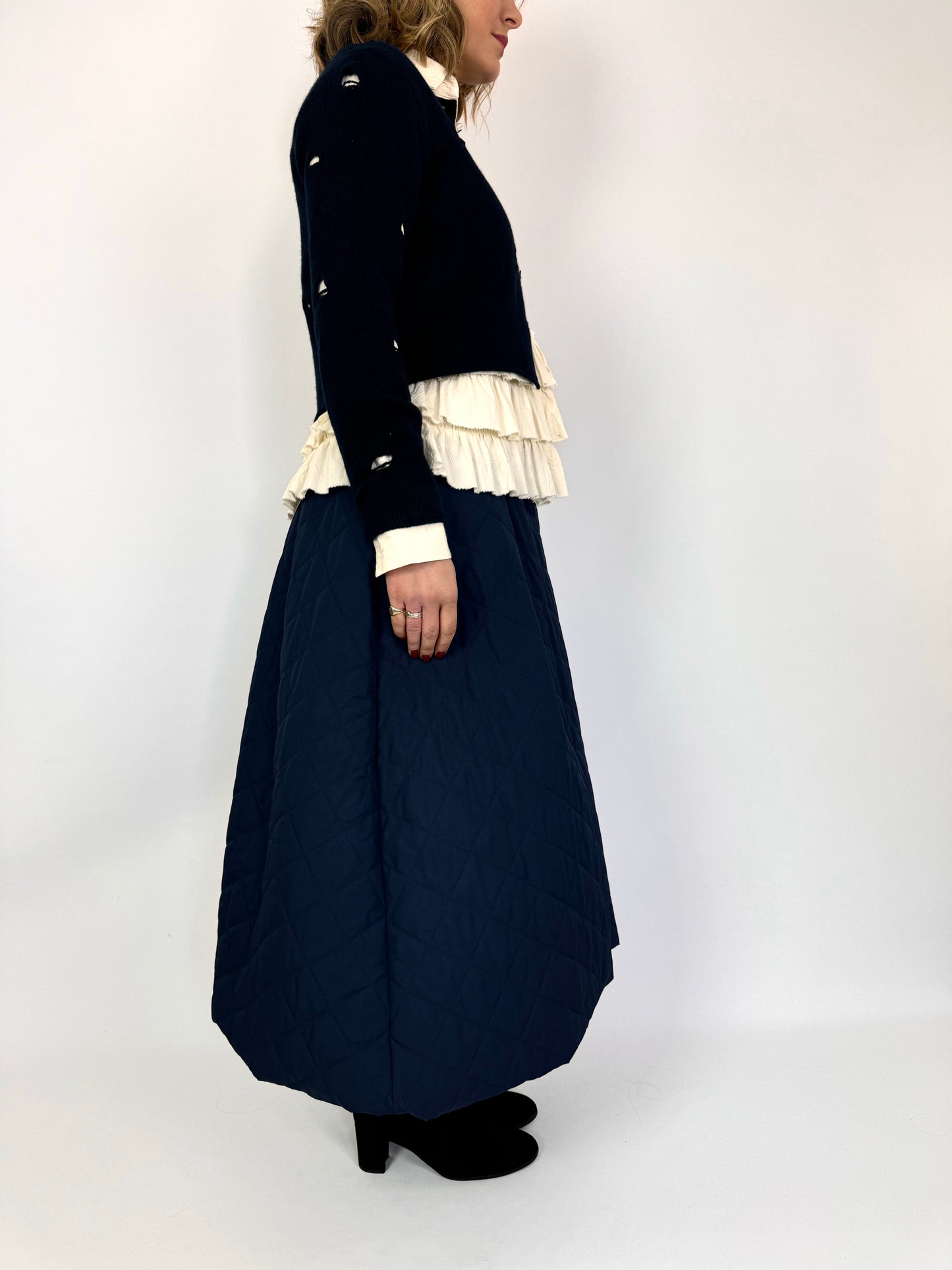 Officinae Sipario Skirt Navy