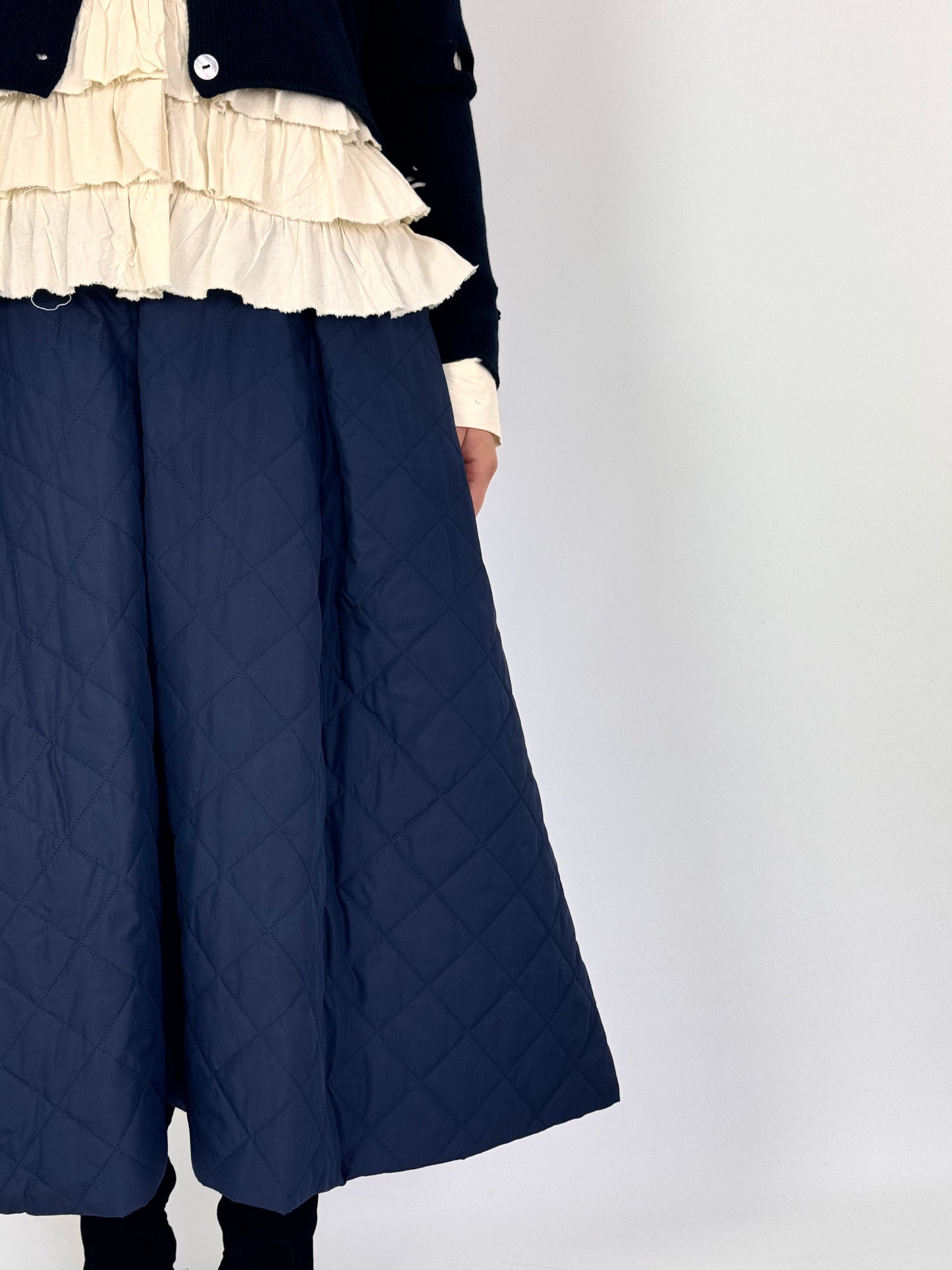 Officinae Sipario Skirt Navy