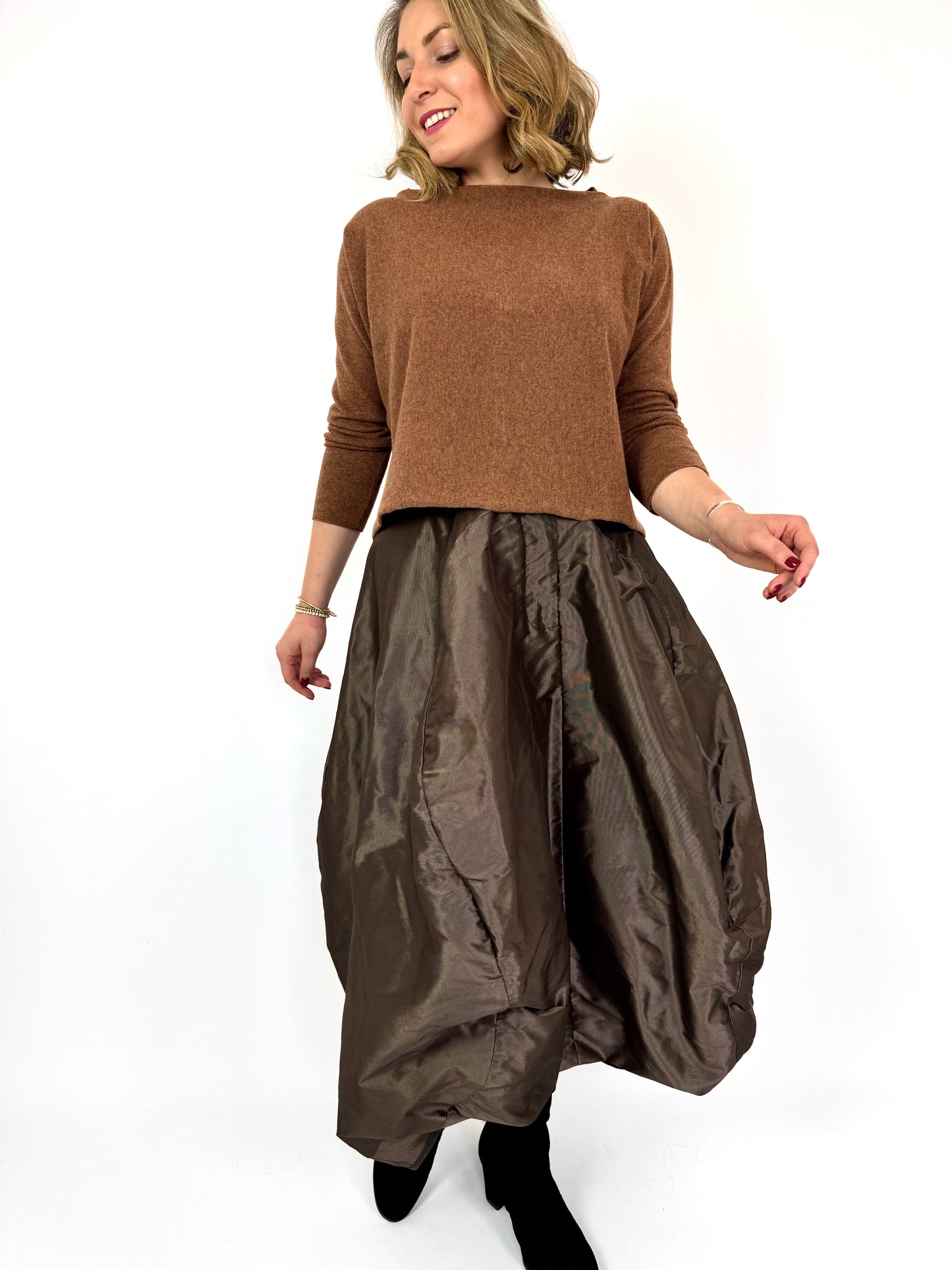 Officinae Ball Skirt Brown