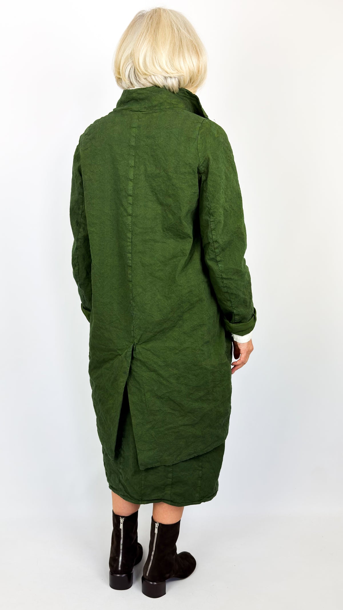 H+ Marthe Coat Dark Green