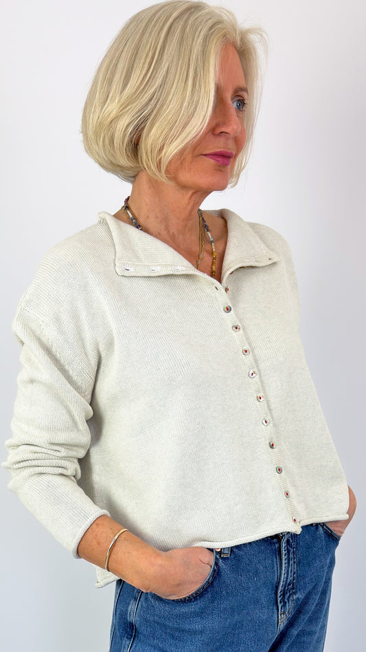 Cordelia James Gracie Cotton Cardigan