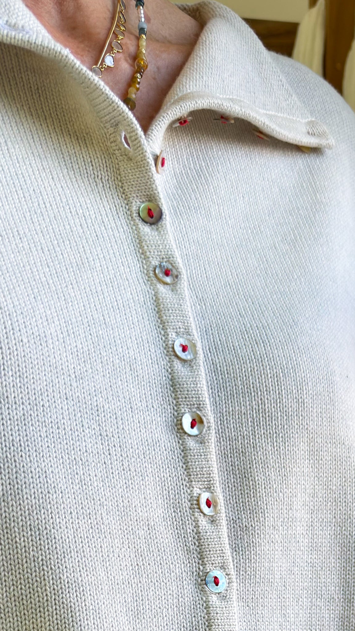Cordelia James Gracie Cotton Cardigan