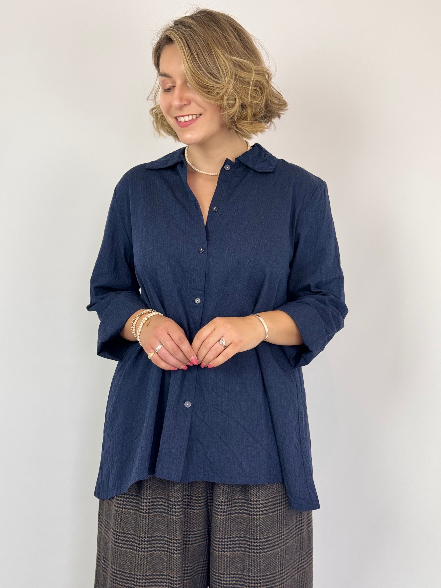 Barbara Lang ORO I Shirt Navy