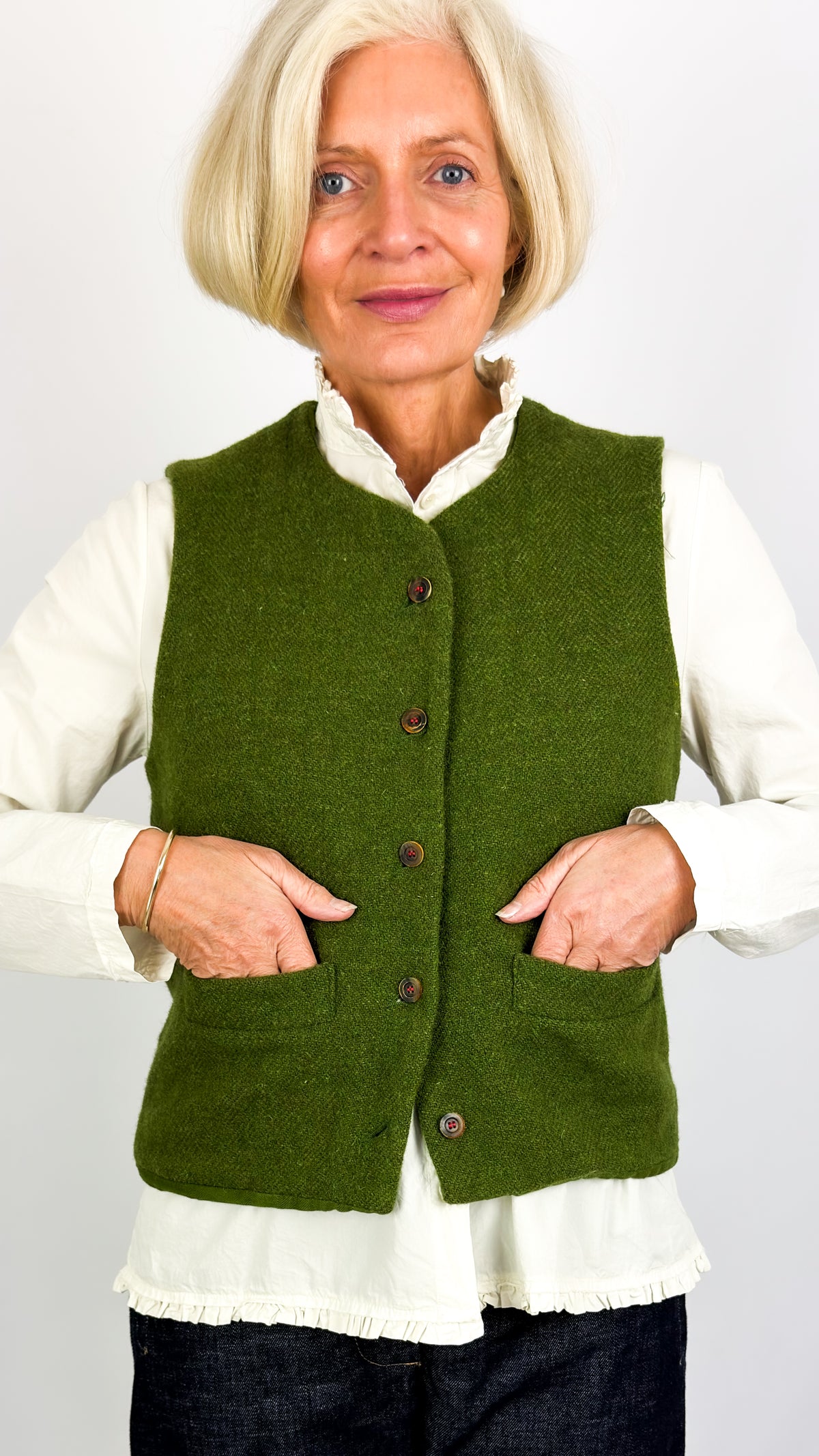 H+ Gerda Waistcoat Green