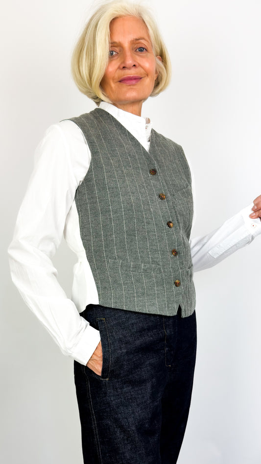 Hannoh Wessel Ginette Waistcoat Grey