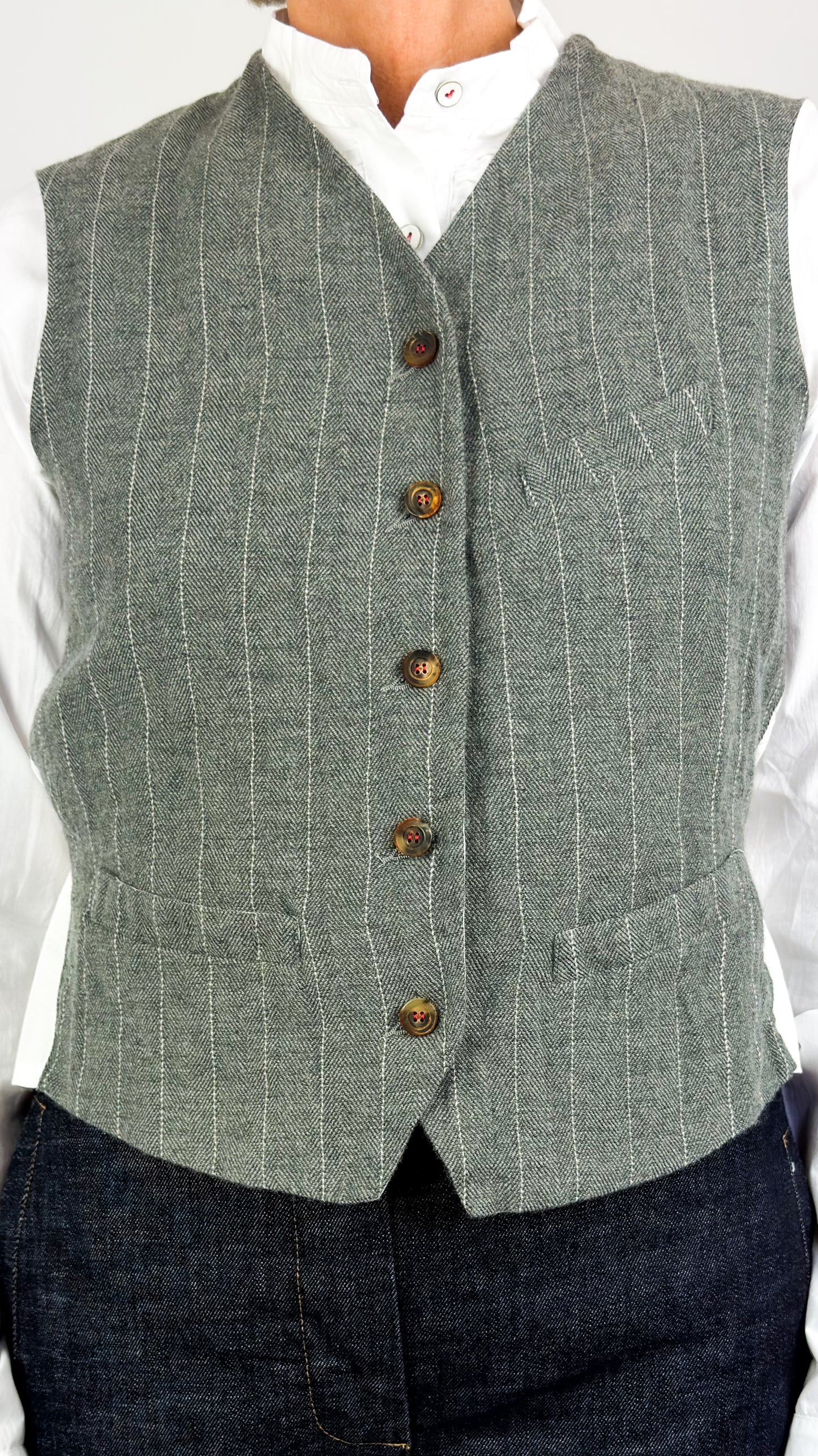 H+ Ginette Waistcoat Grey