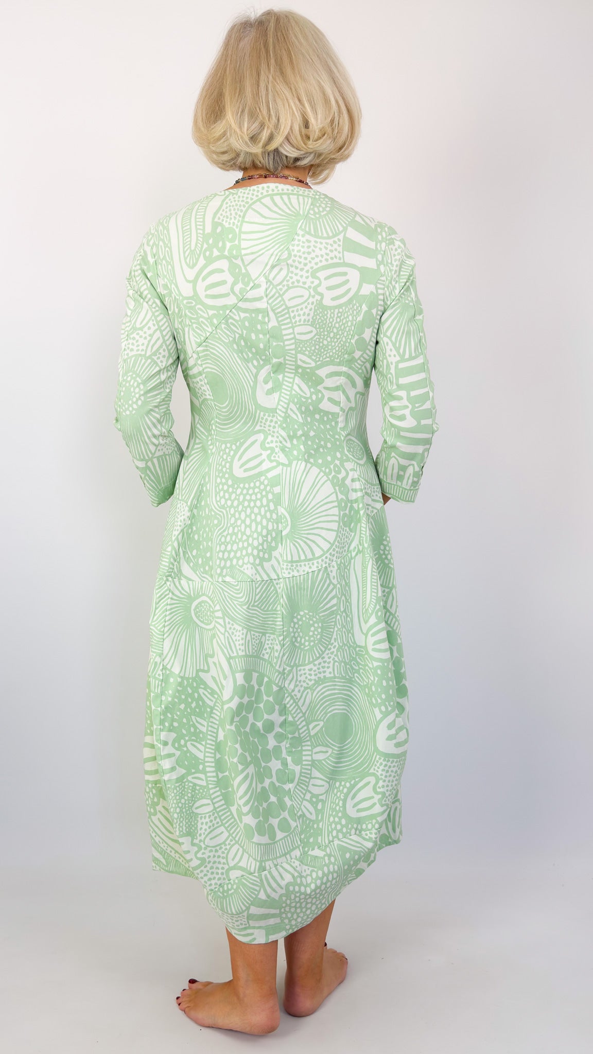 Rundholz Black Label 3440915 Dress Lime Print