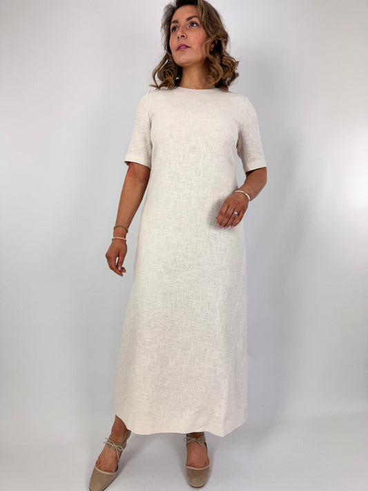 Emin & Paul Linen Dress Cream