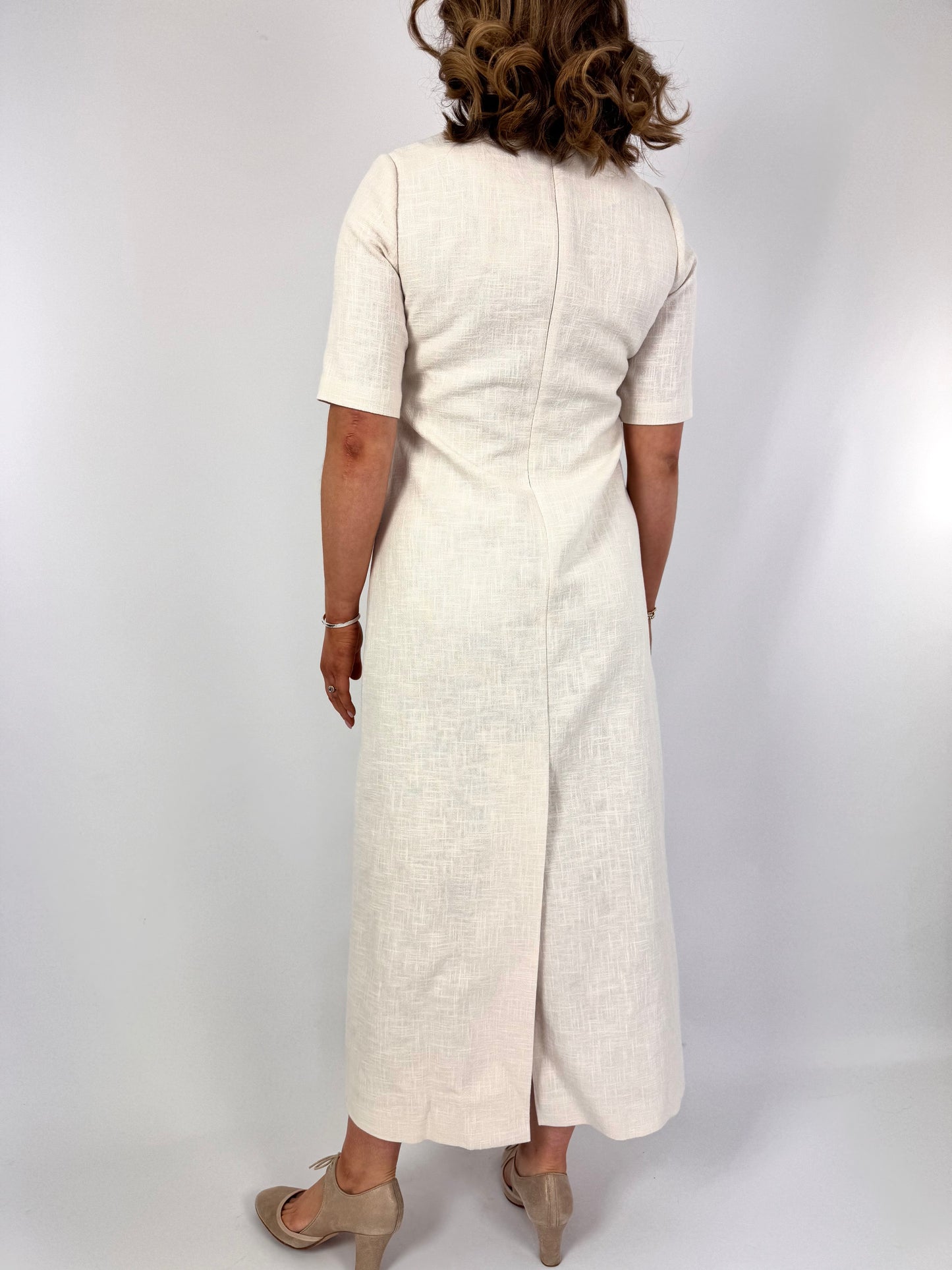 Emin & Paul Linen Dress Cream