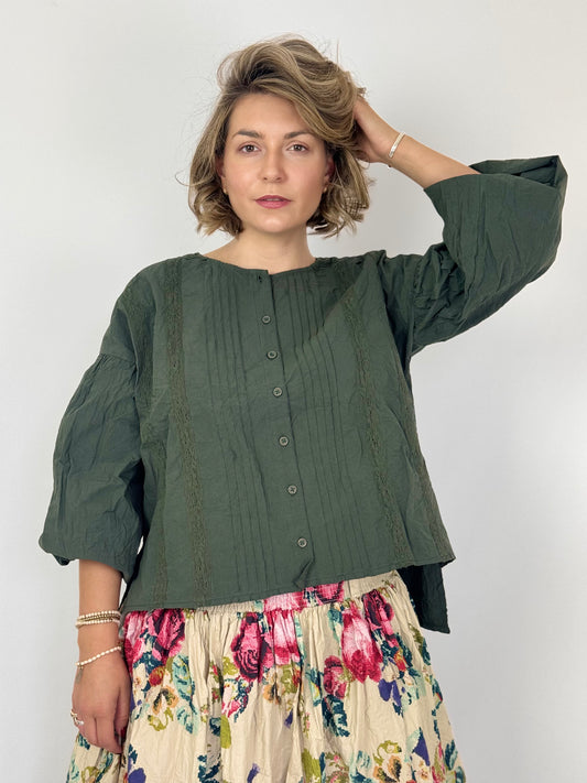 Ewa i Walla Odette Blouse Green