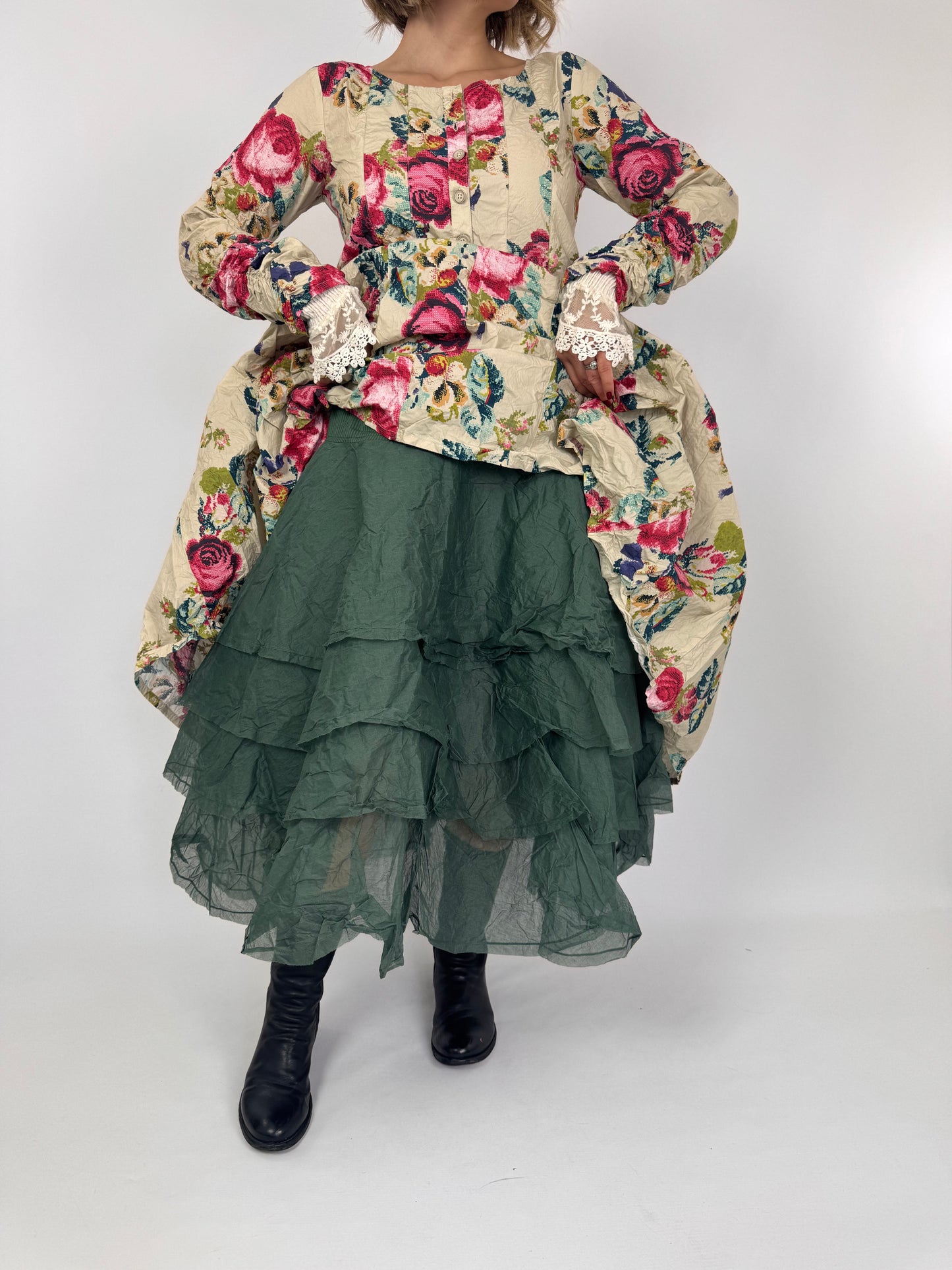 Ewa i Walla Tine Skirt Green