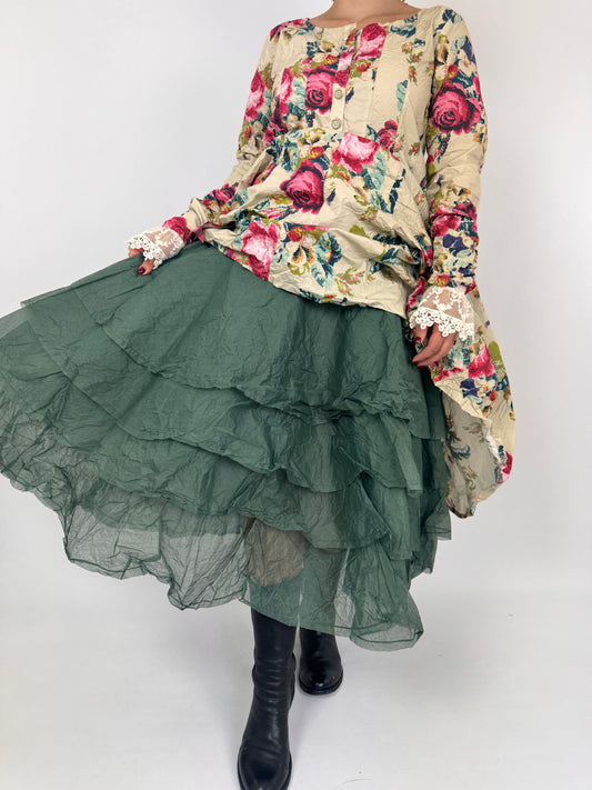 Ewa i Walla Tine Skirt Green