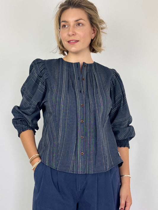Beatriz Furest Lola Blouse Navy