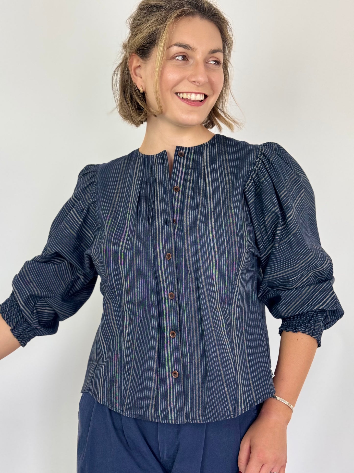 Beatriz Furest Lola Blouse Navy