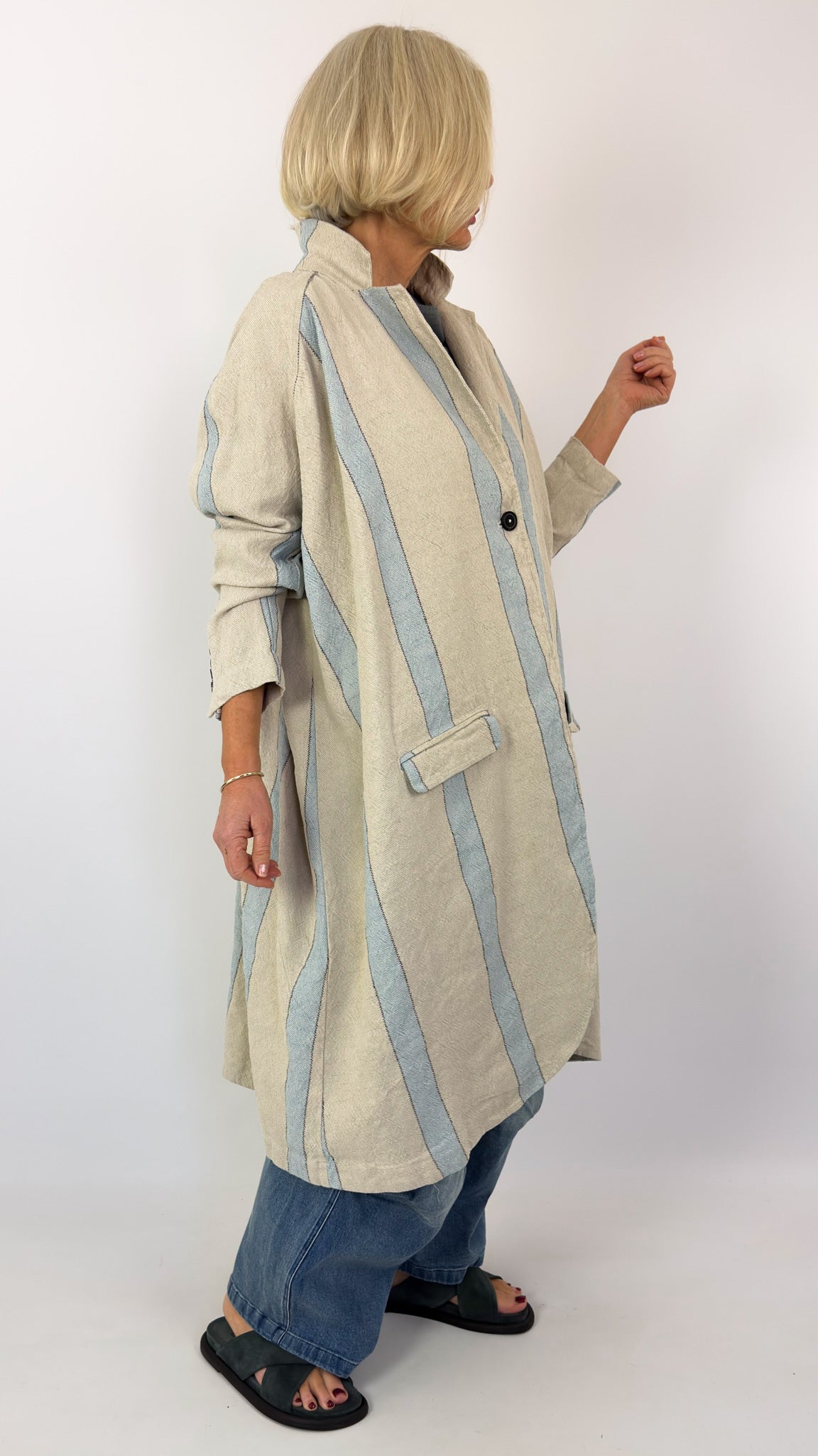 Rundholz Dip 1204 Coat Sky Stripe