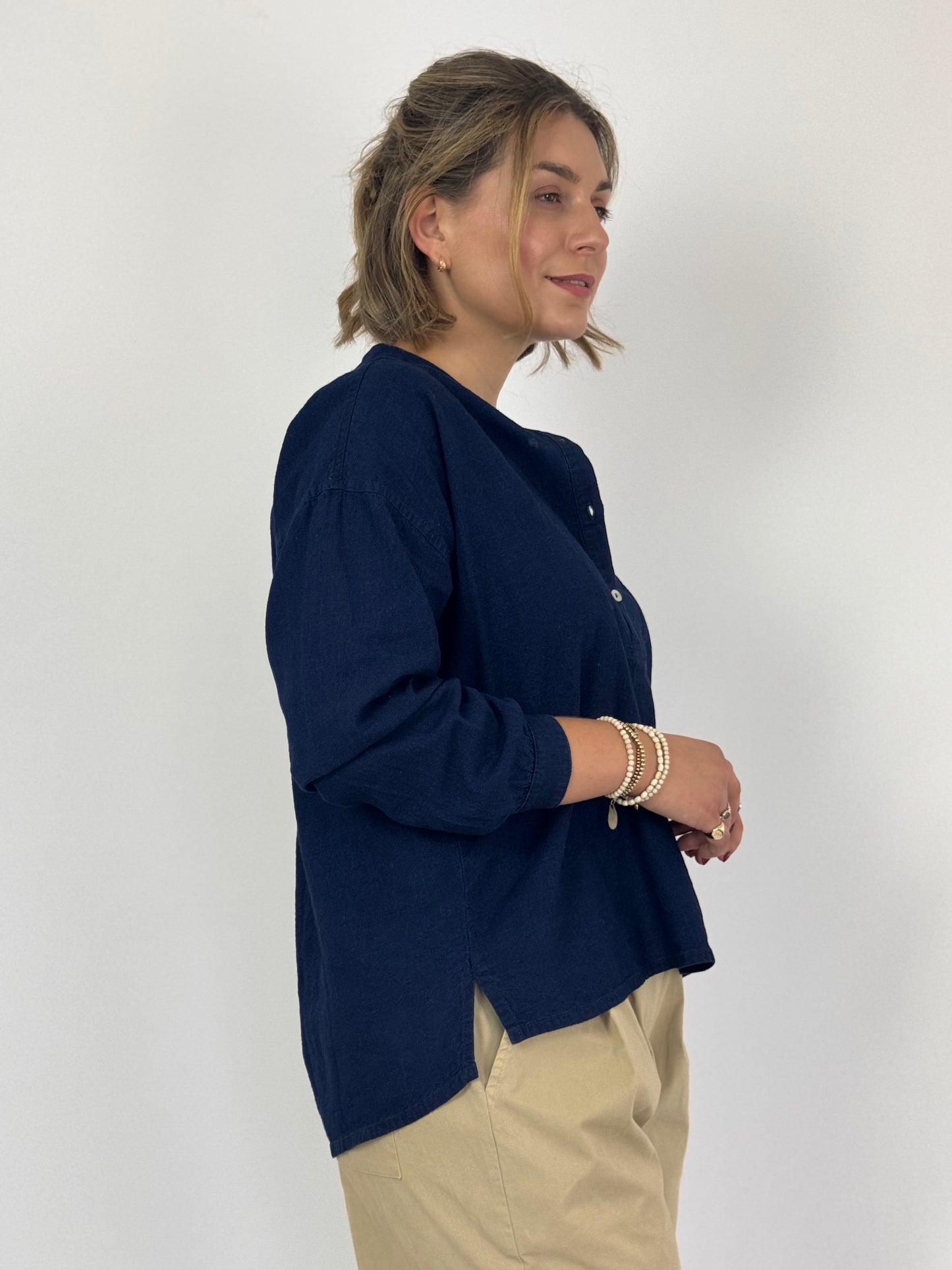 Beatriz Furest Alma Blouse Denim