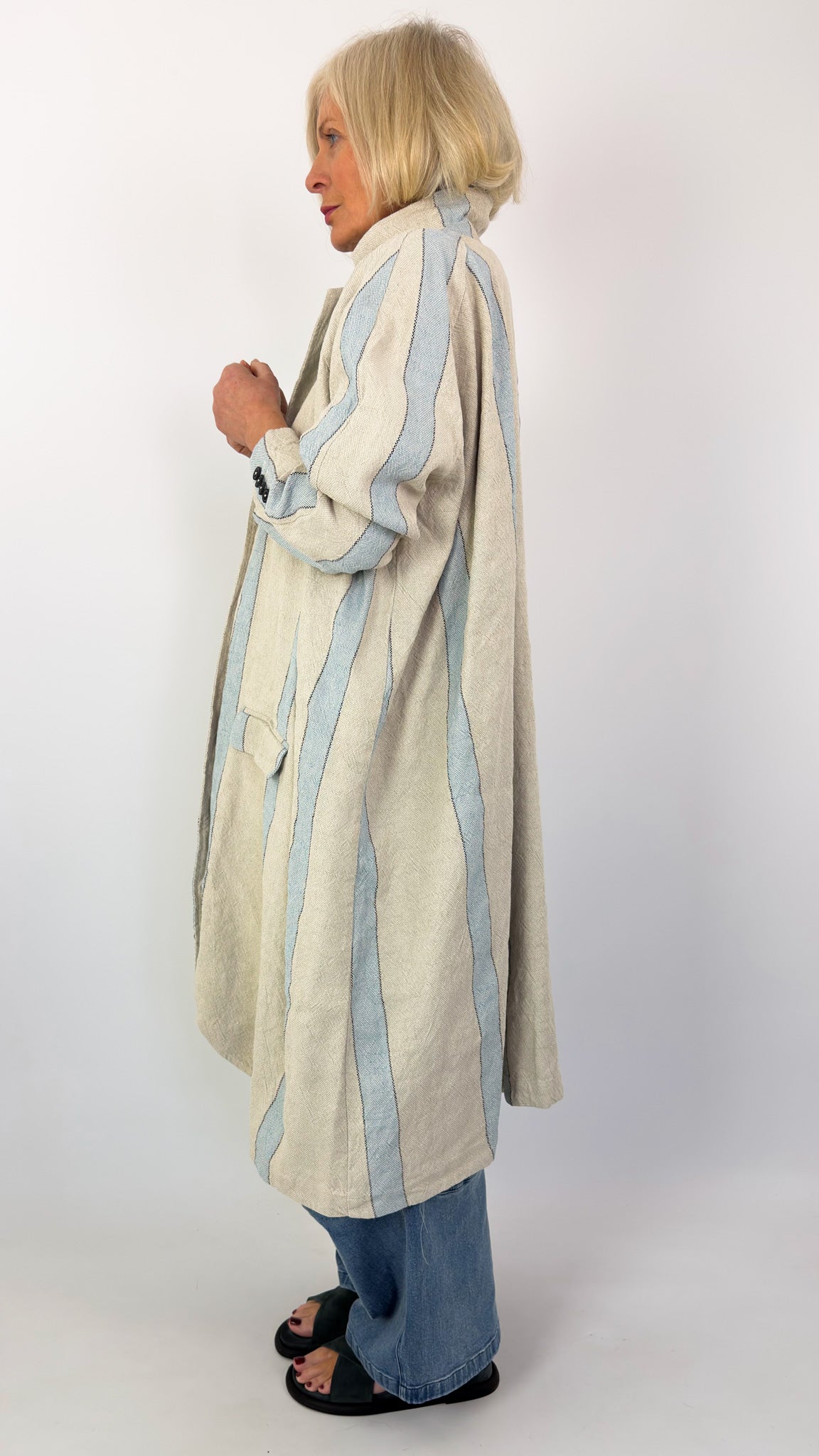 Rundholz Dip 1204 Coat Sky Stripe