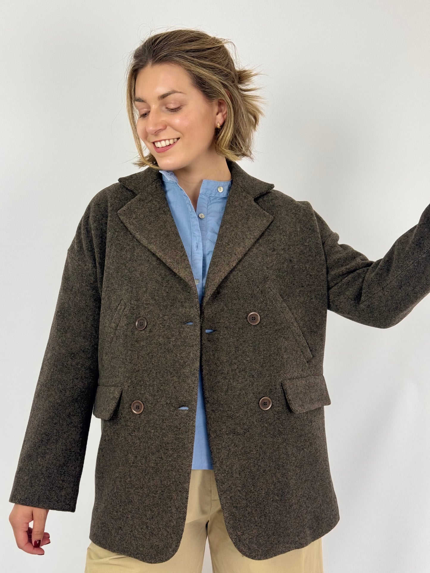 Beatriz Furest Himalaya Coat Toasted