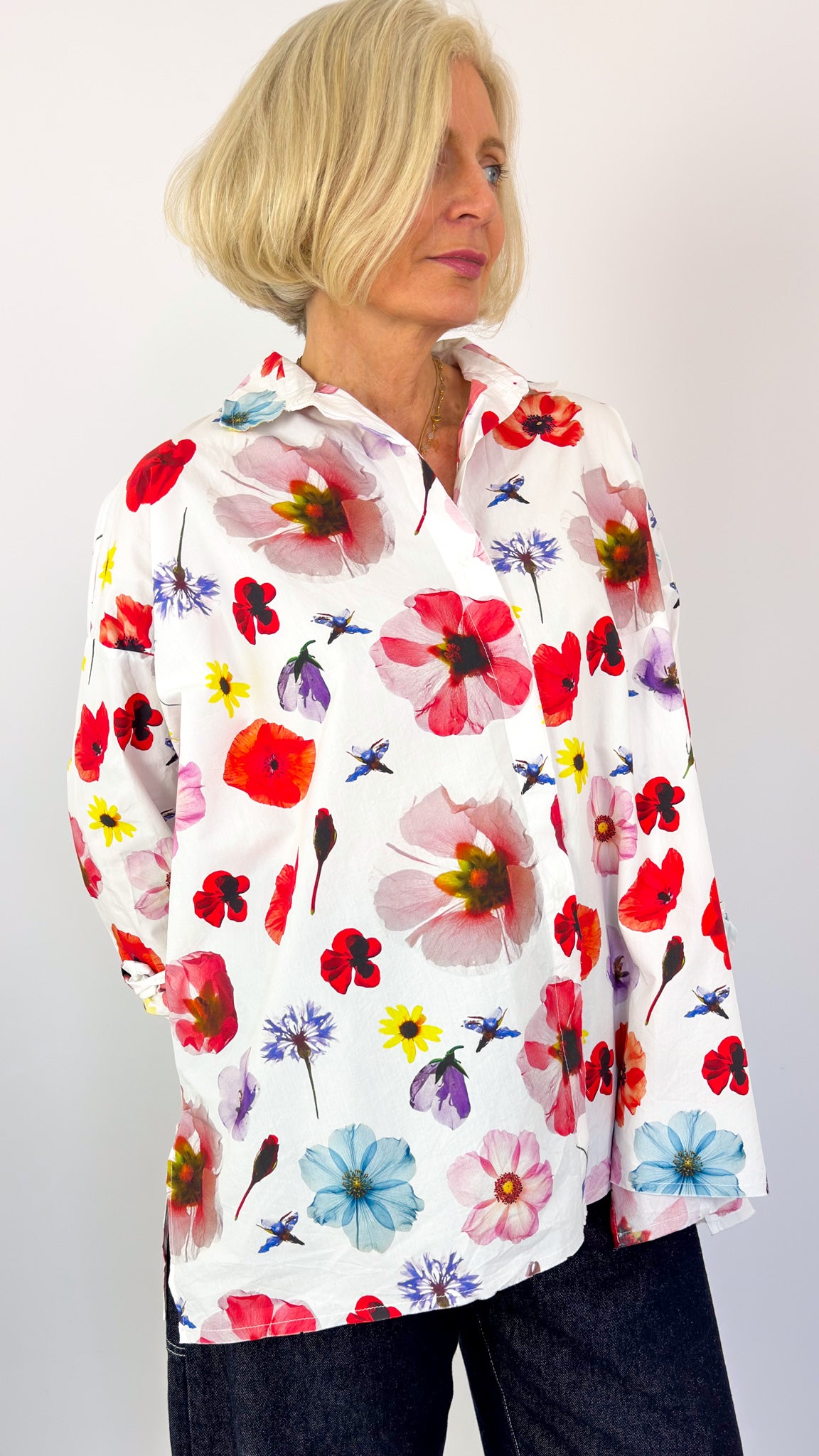 h+hannoh wesselフラワープリントブラウス Hannoh Wessel - French Designer Women's Wear – Cordelia James