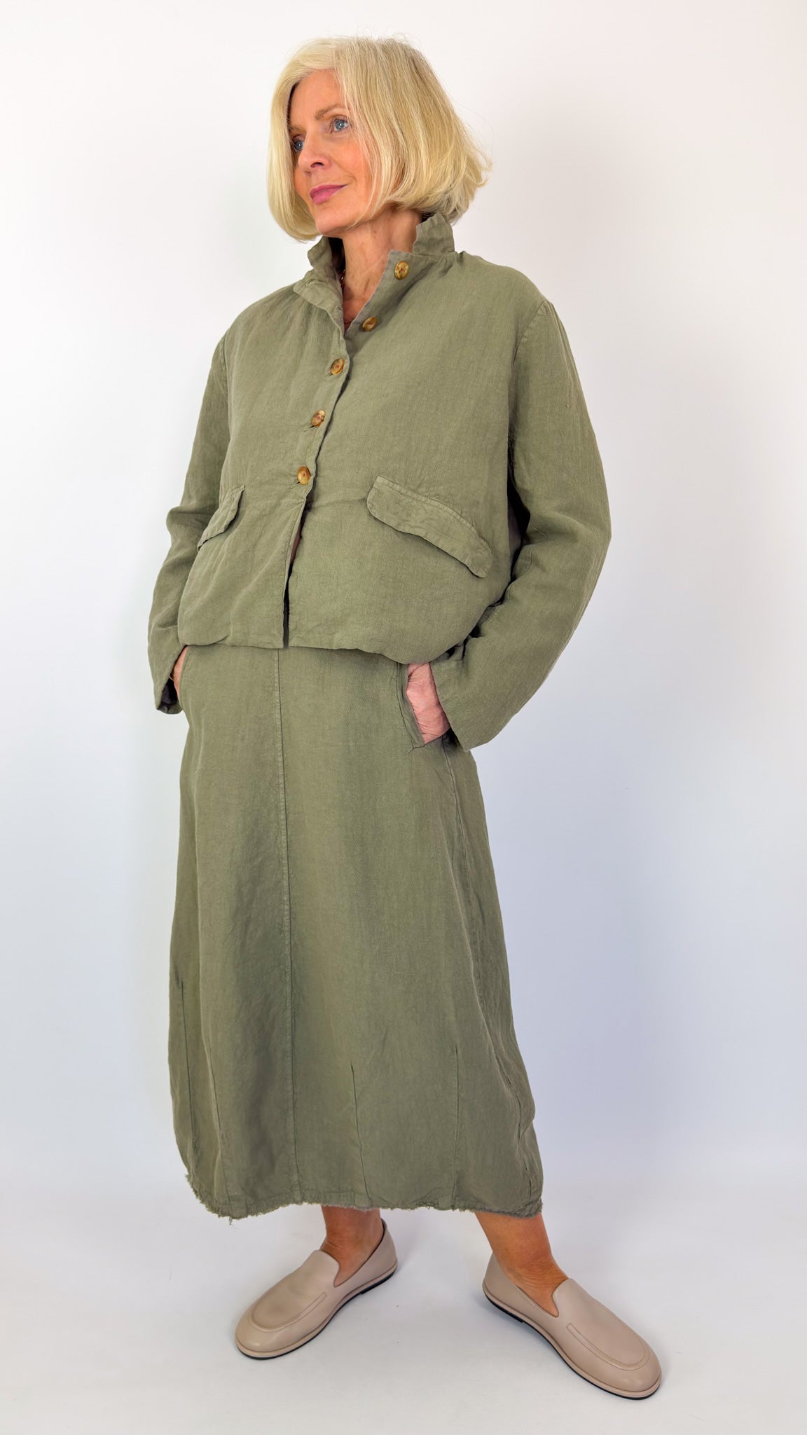 Hannoh Wessel Jade Skirt Khaki