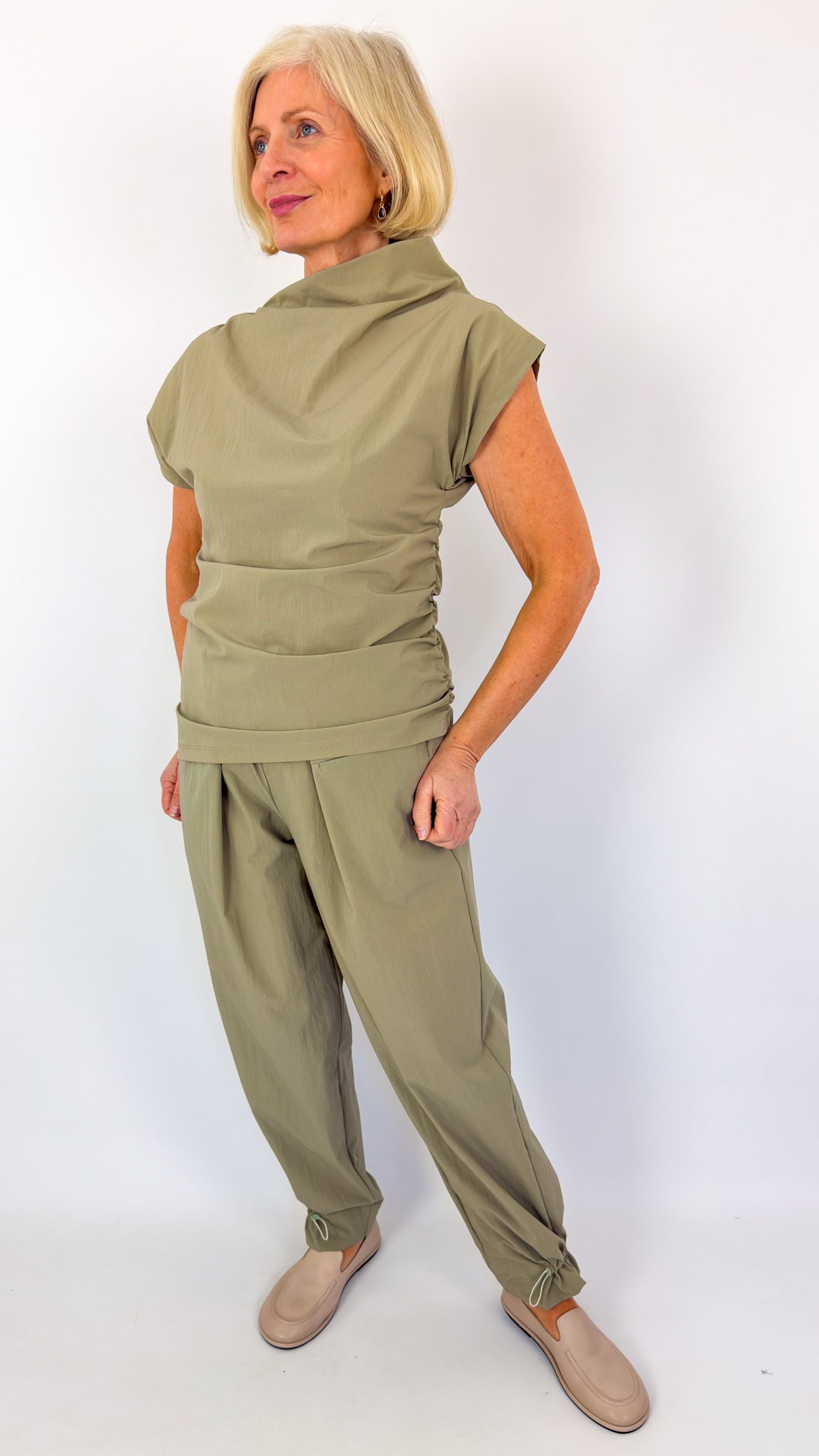 Annette Gorz Fly Top Grey/Green