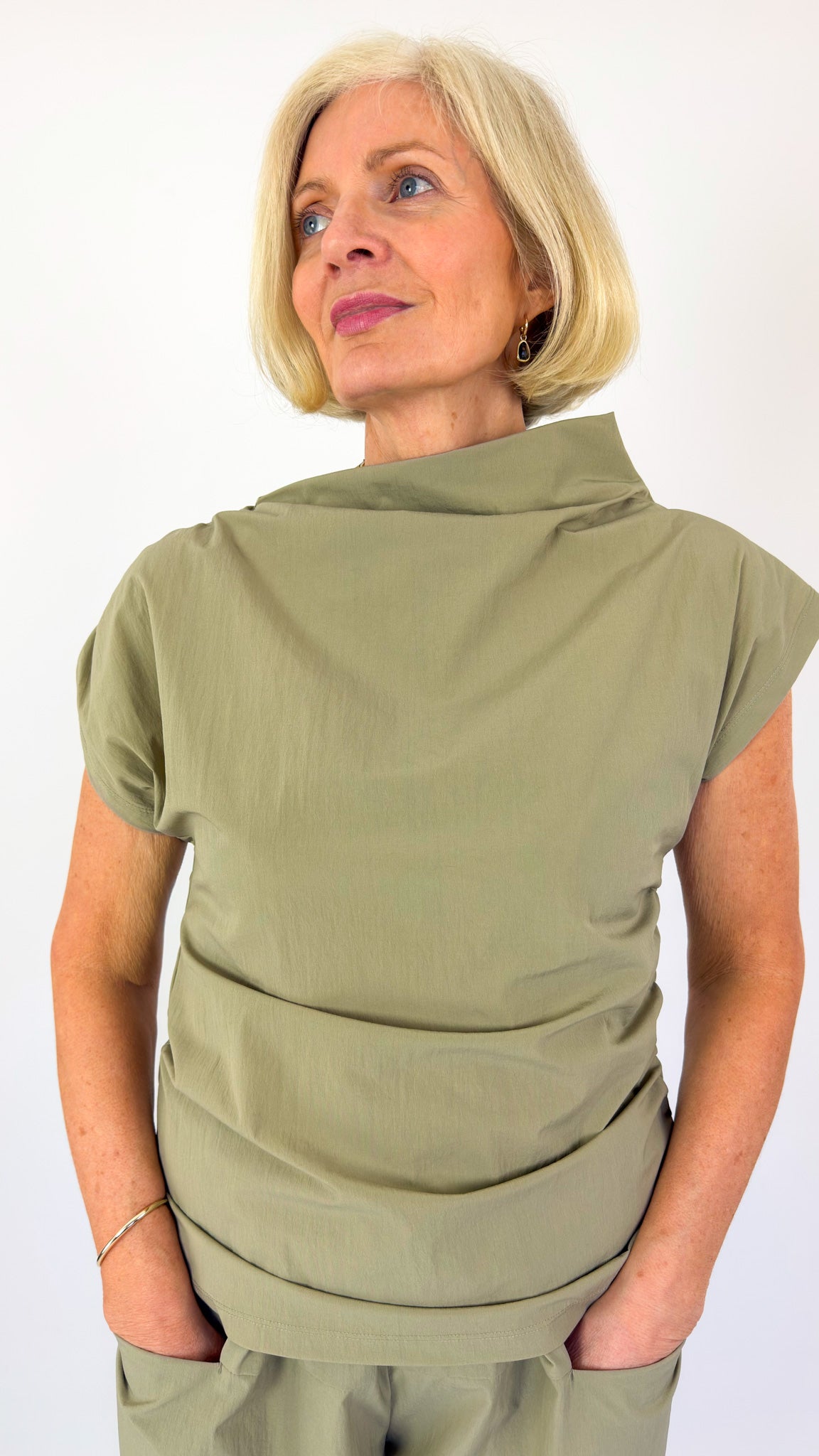 Annette Gorz Fly Top Grey/Green