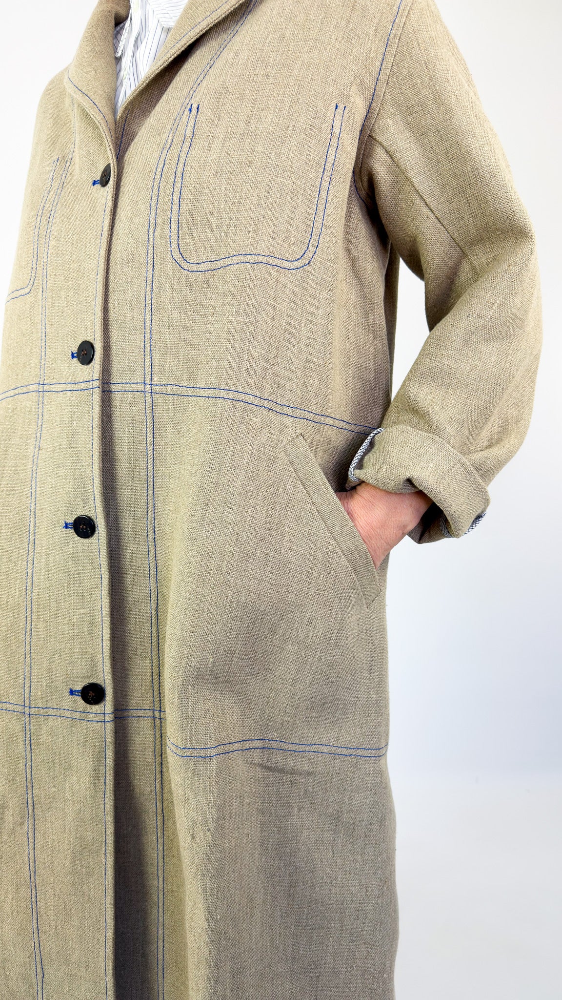 Minina Agnese Coat Linen