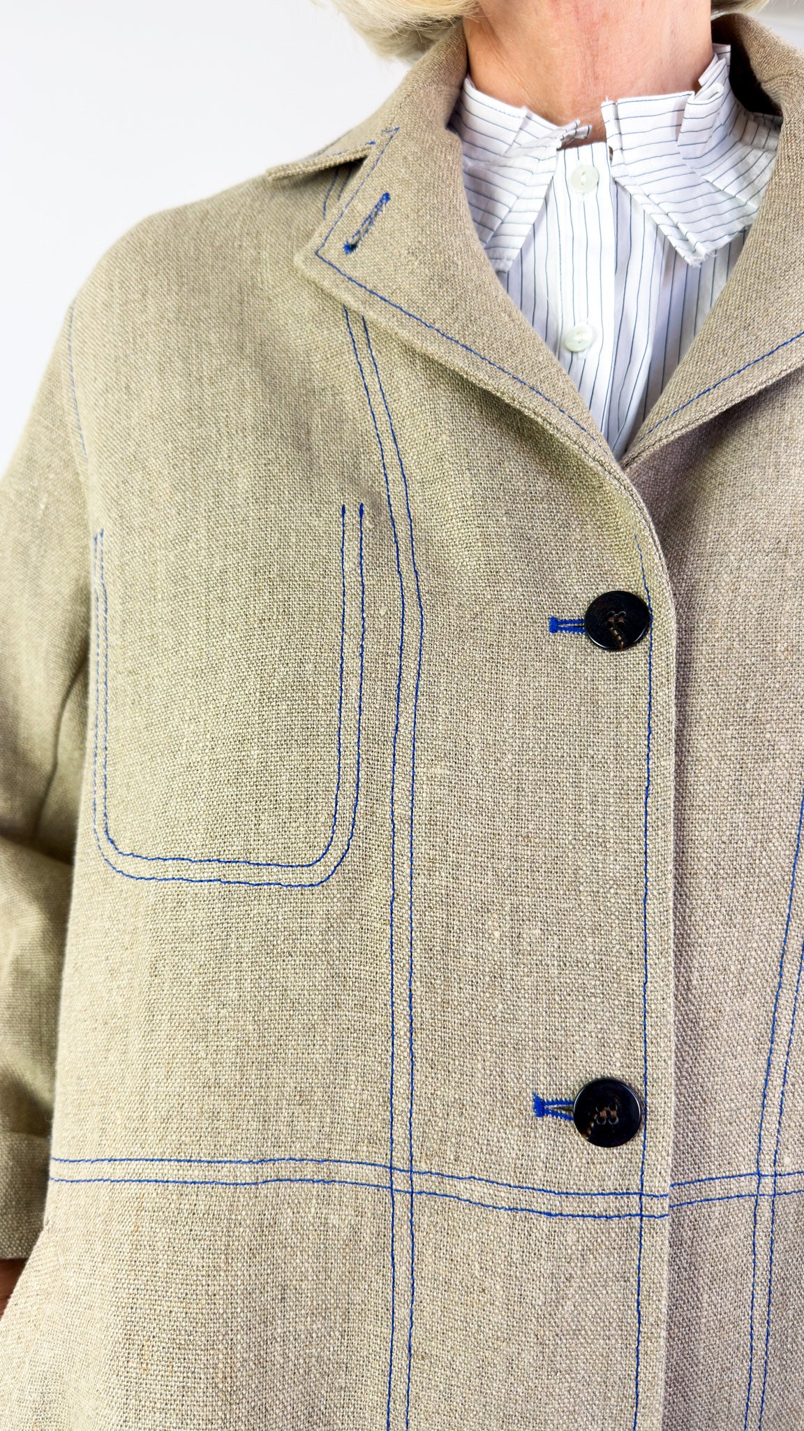 Minina Agnese Coat Linen