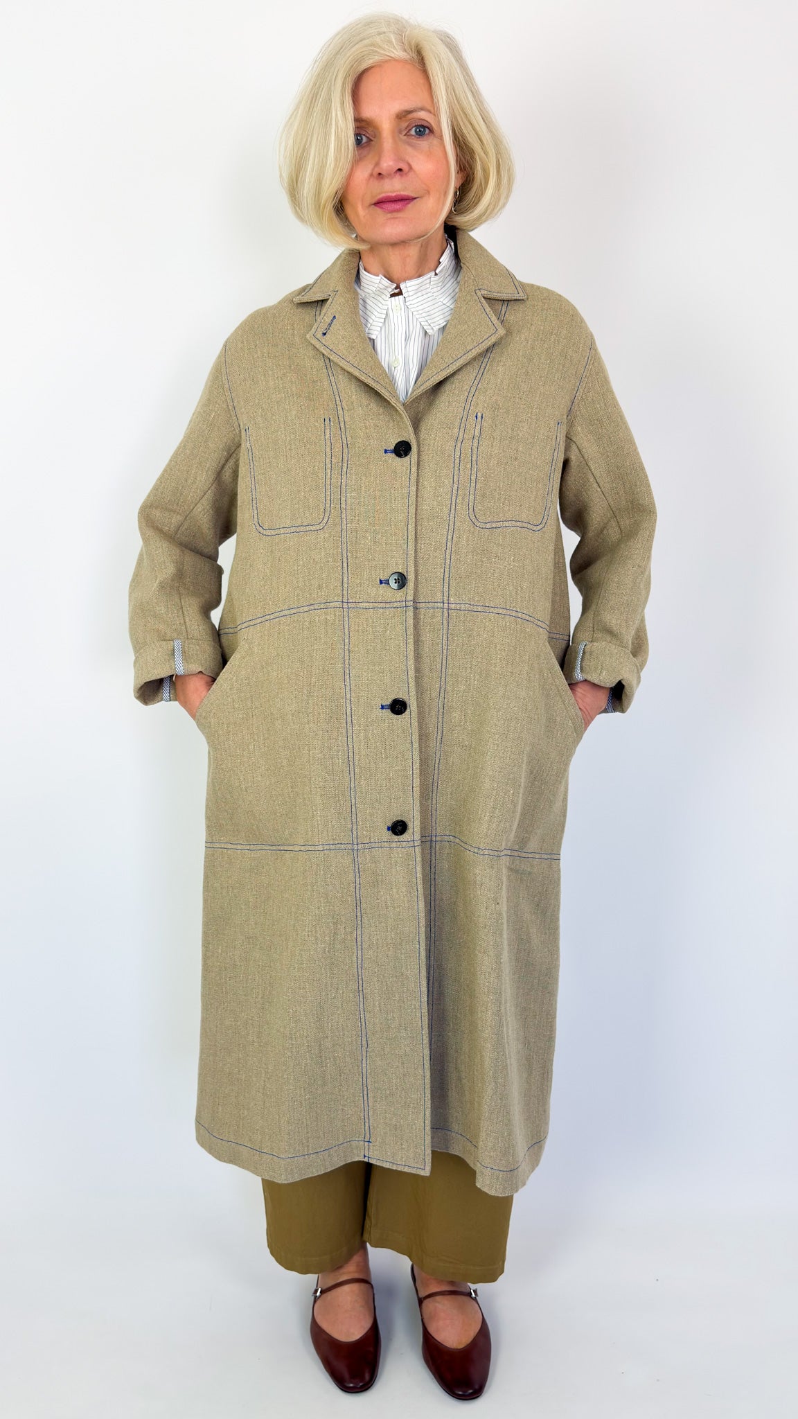 Minina Agnese Coat Linen