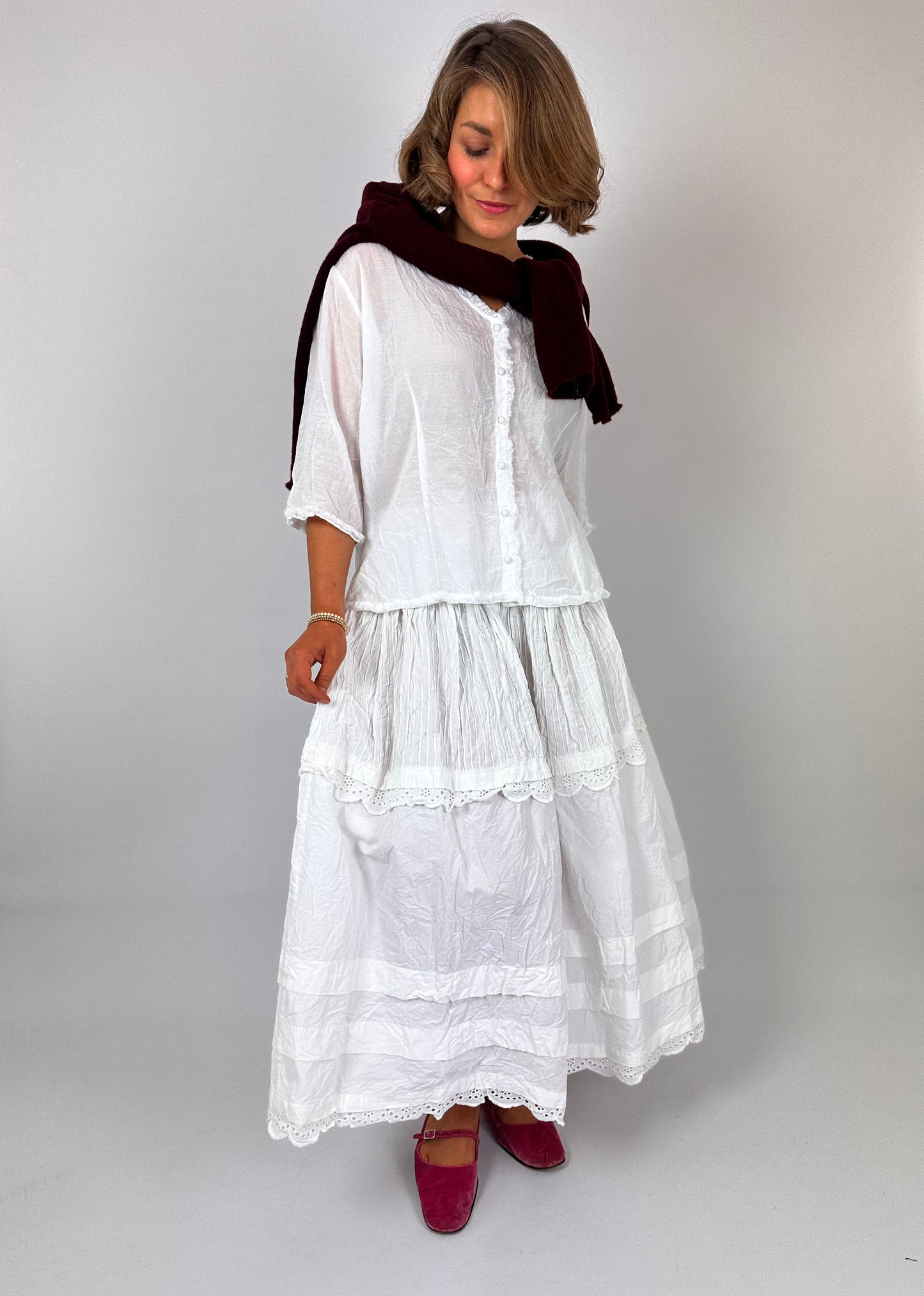 EiW Hedvig Skirt White