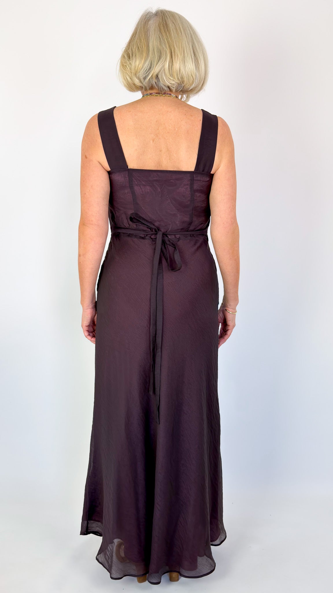 Minina Maggie Dress Aubergine