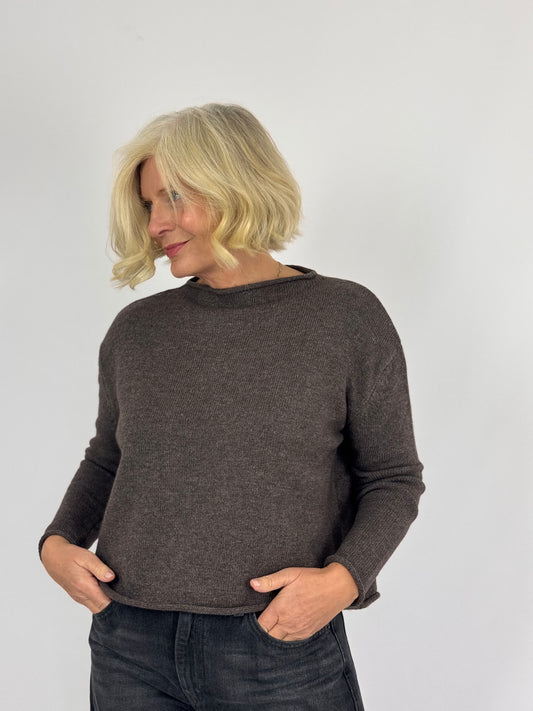 Cordelia James Pea Cash/Wool Jumper Otter