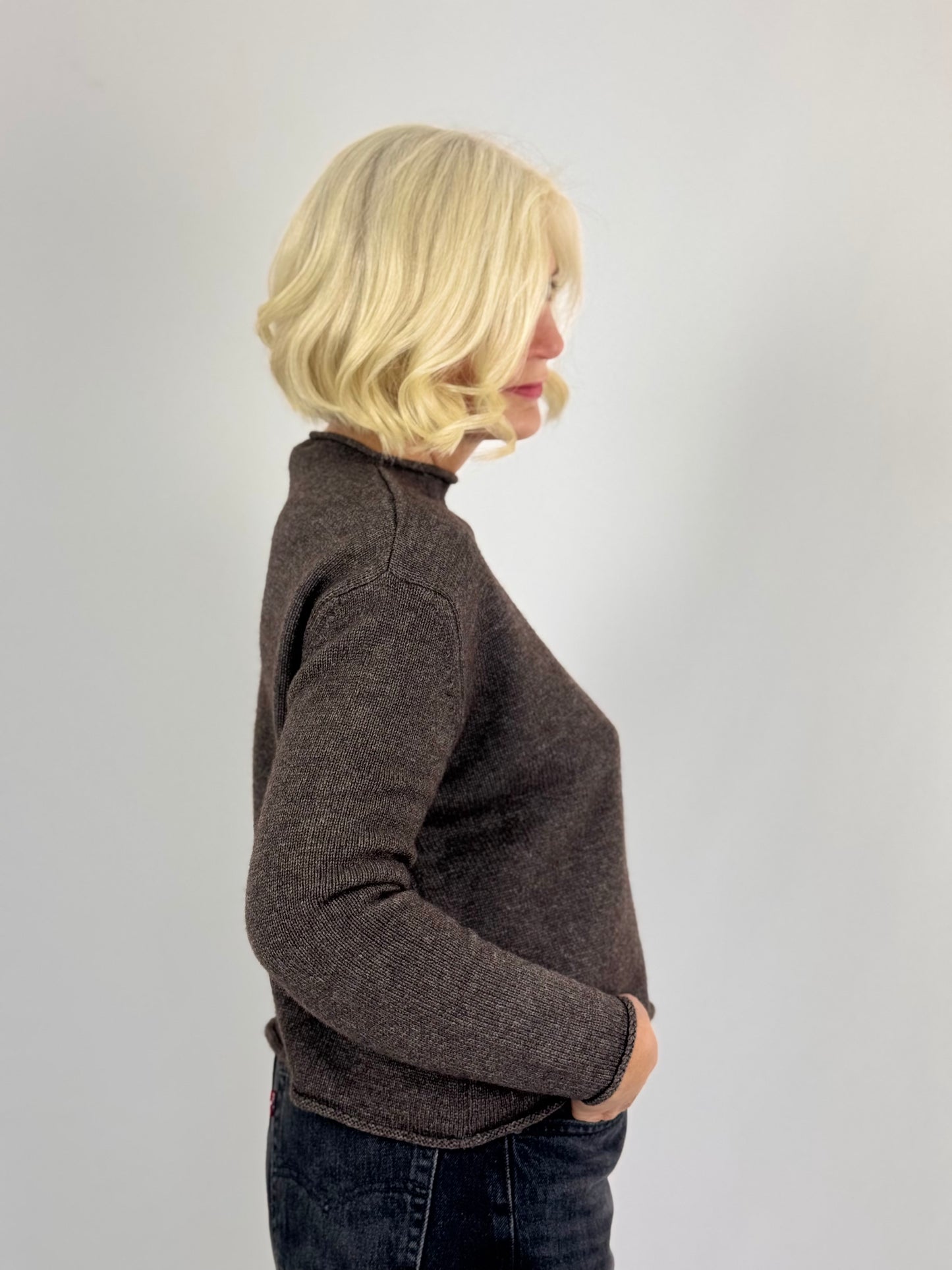 Cordelia James Pea Cash/Wool Jumper Otter